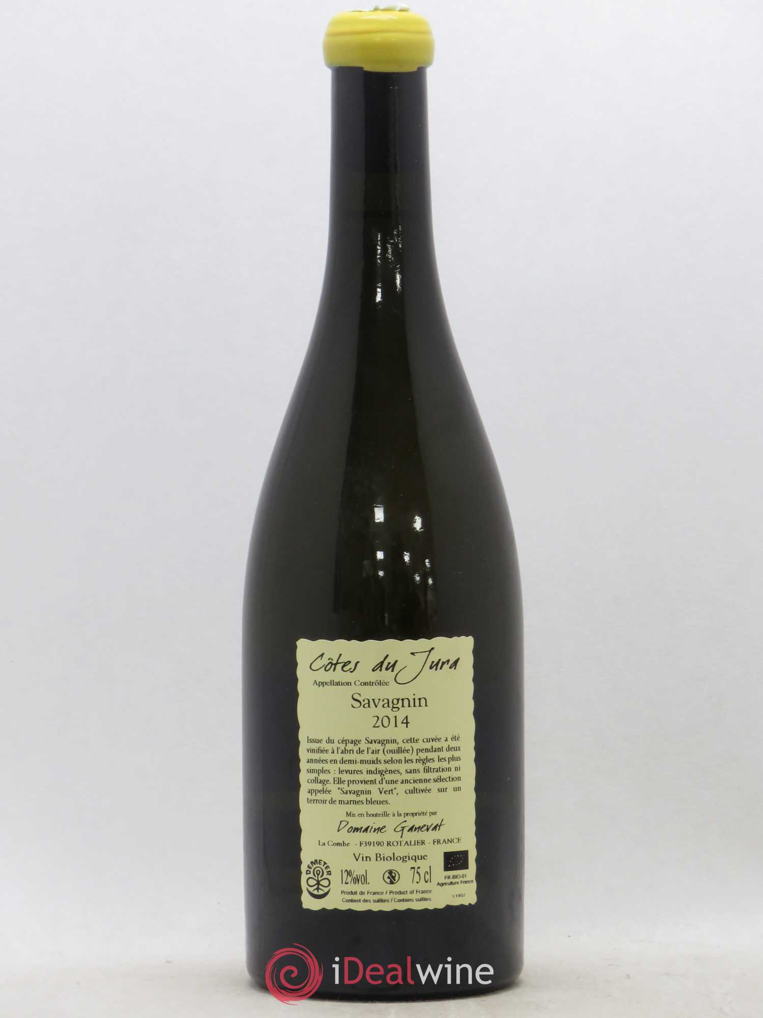 Côtes du Jura Les Chalasses Marnes Bleues Jean-François Ganevat (Domaine) 2014 - Lot de 1 bouteille - 1