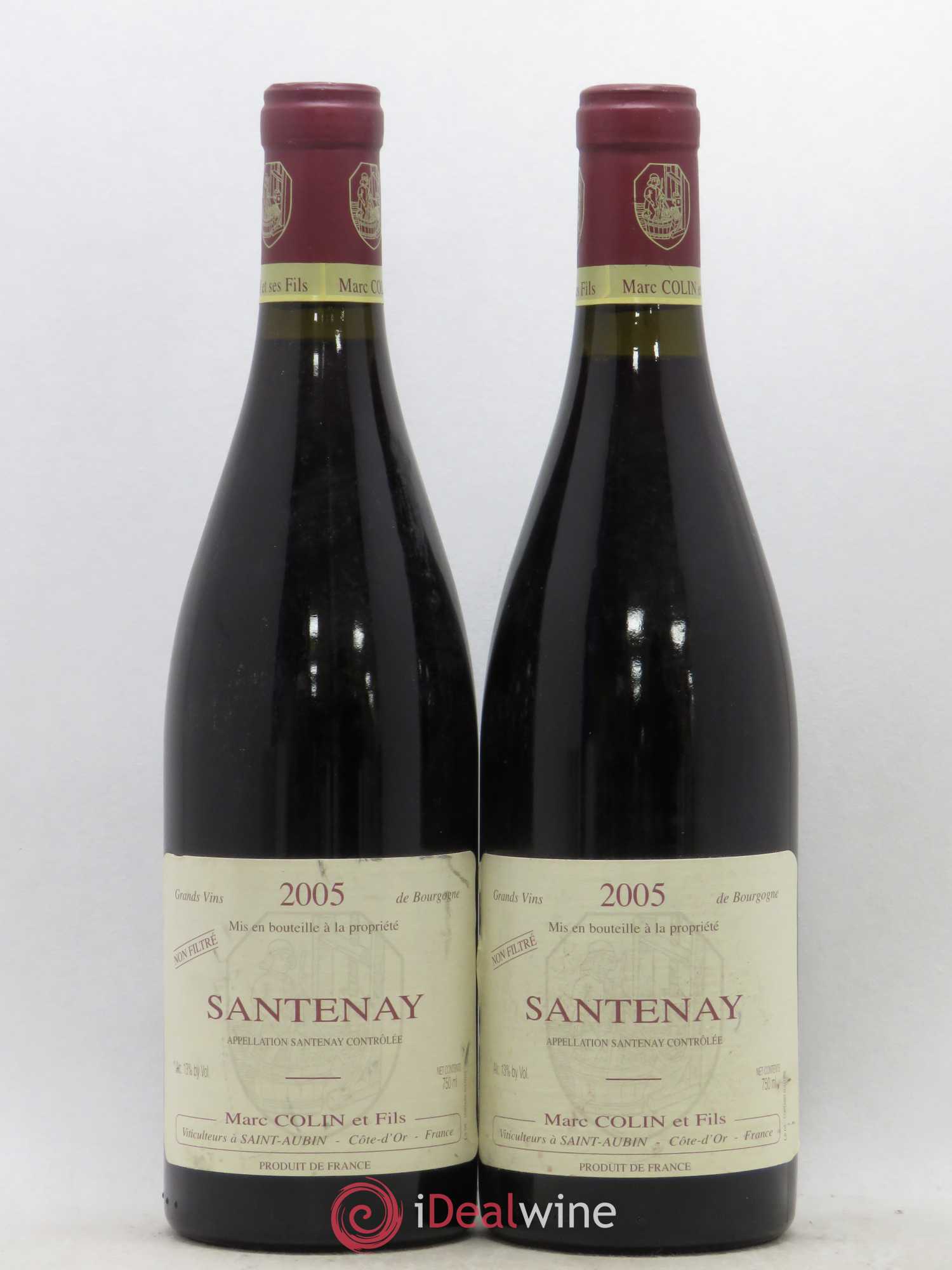 Santenay Marc Colin 2005 - Lot de 2 bouteilles - 0