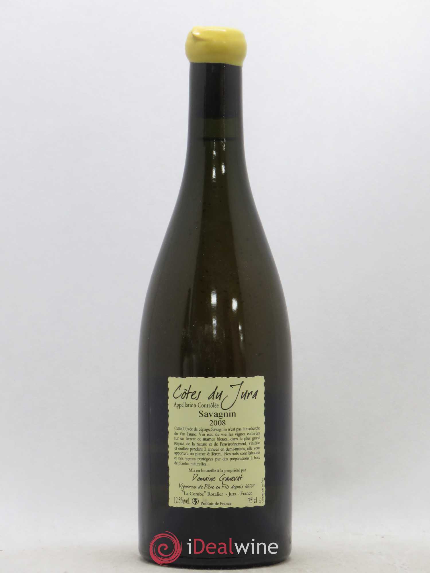 Côtes du Jura Les Chalasses Marnes Bleues Jean-François Ganevat (Domaine) 2008 - Lot de 1 bouteille - 1