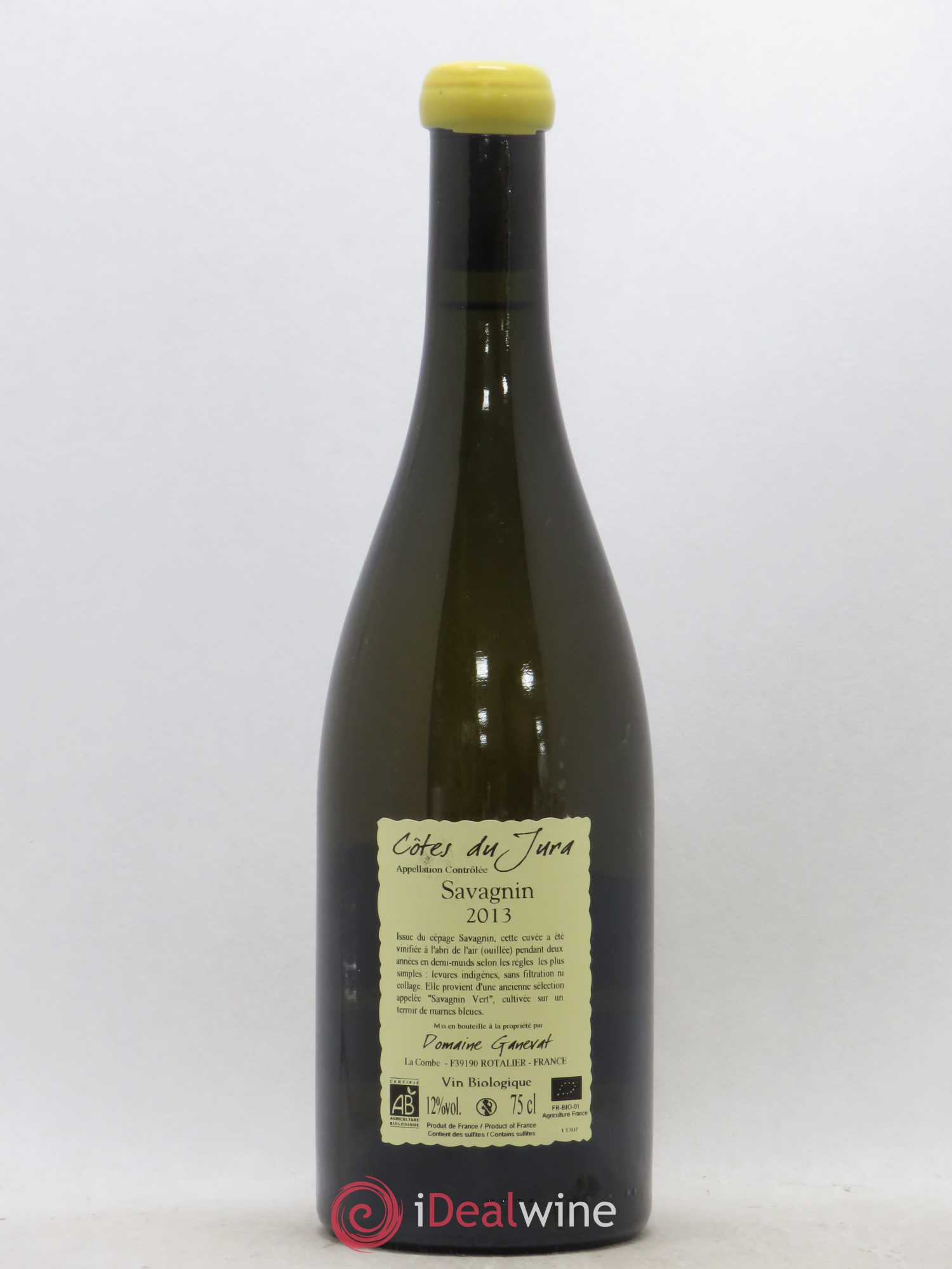 Côtes du Jura Les Chalasses Marnes Bleues Jean-François Ganevat (Domaine) 2013 - Lot de 1 bouteille - 1