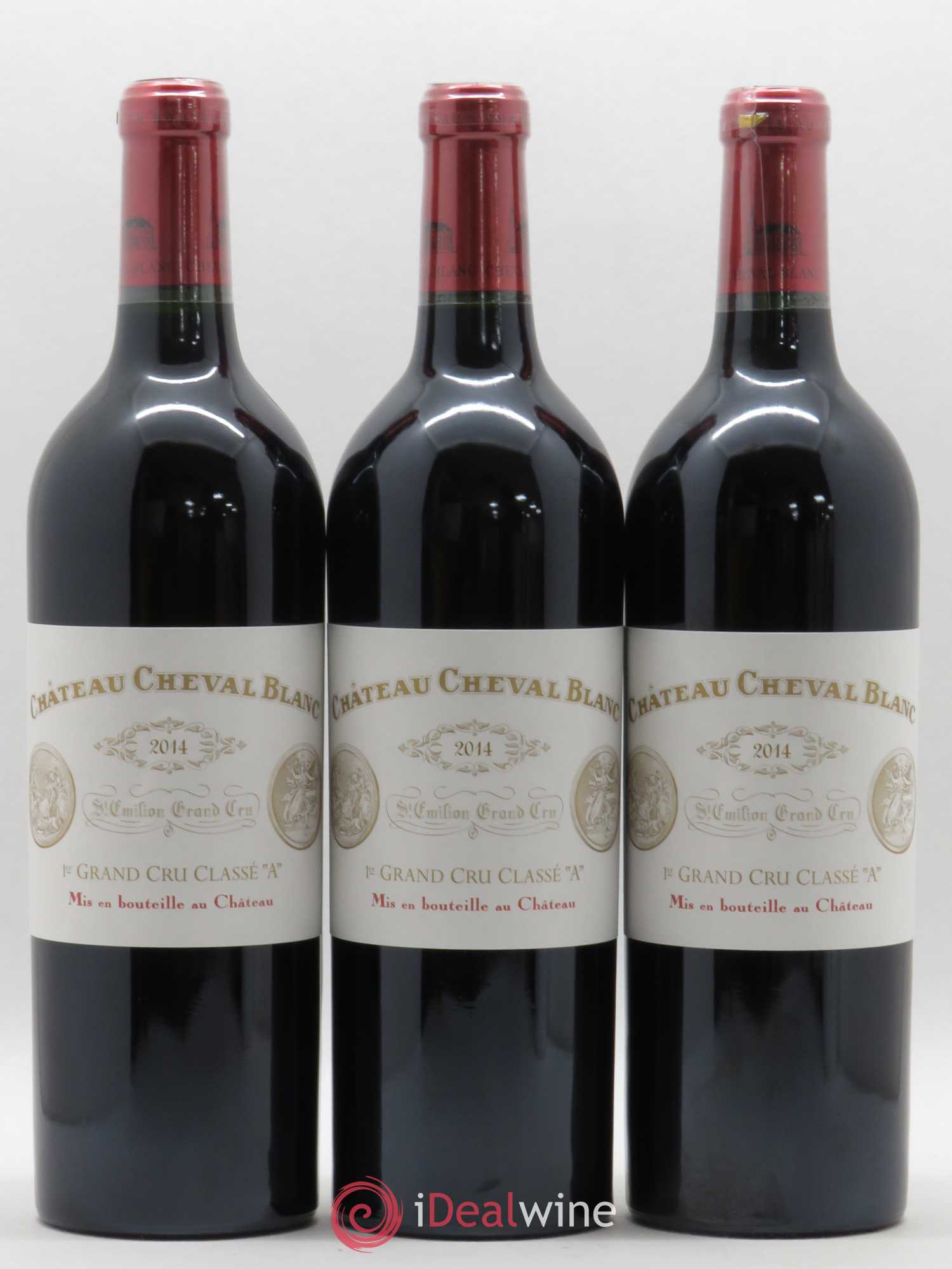 Château Cheval Blanc 1er Grand Cru Classé A 2014 - Lot de 3 bouteilles - 0