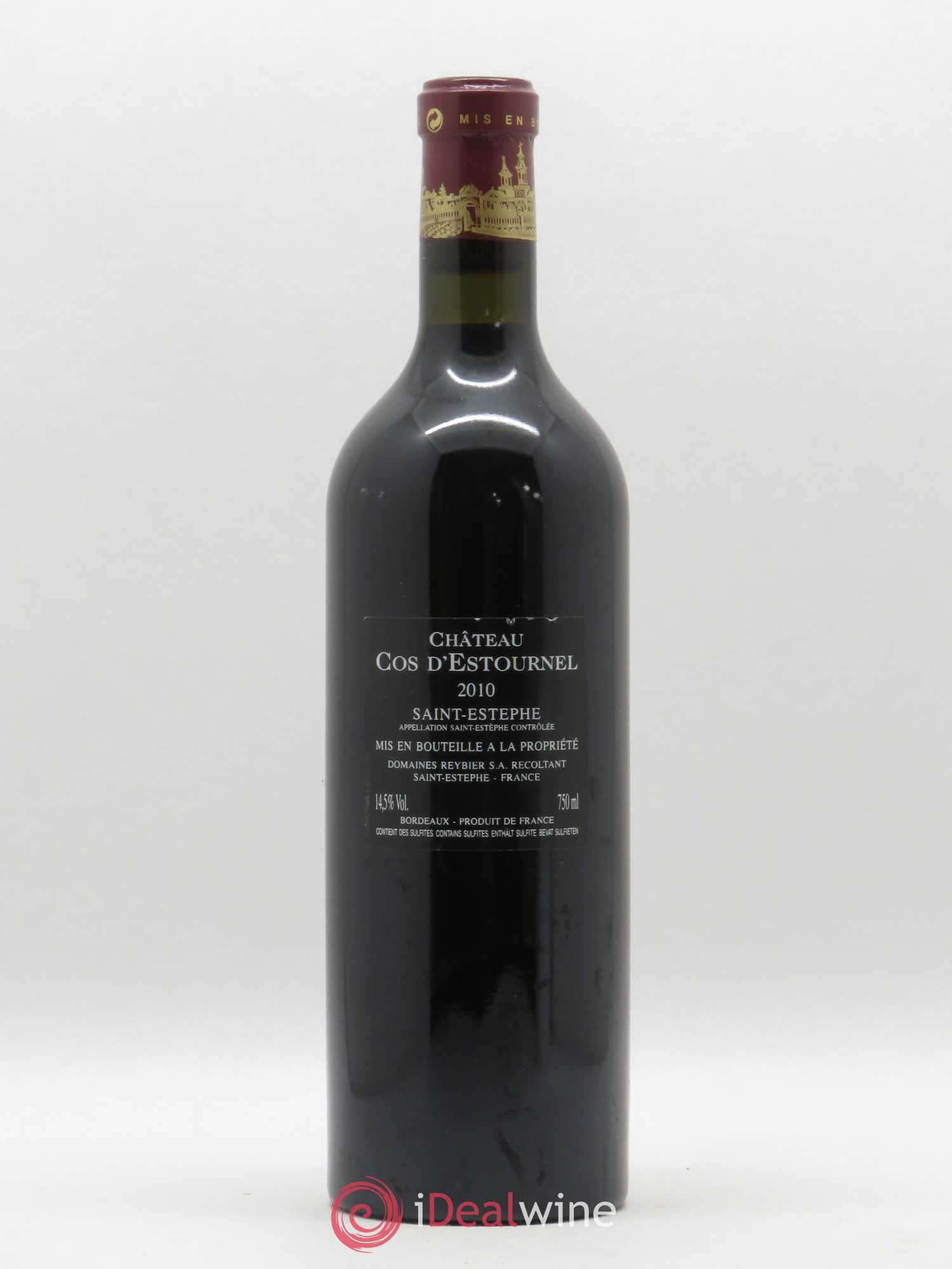 Cos d'Estournel 2ème Grand Cru Classé 2010 - Lot de 1 bouteille - 1
