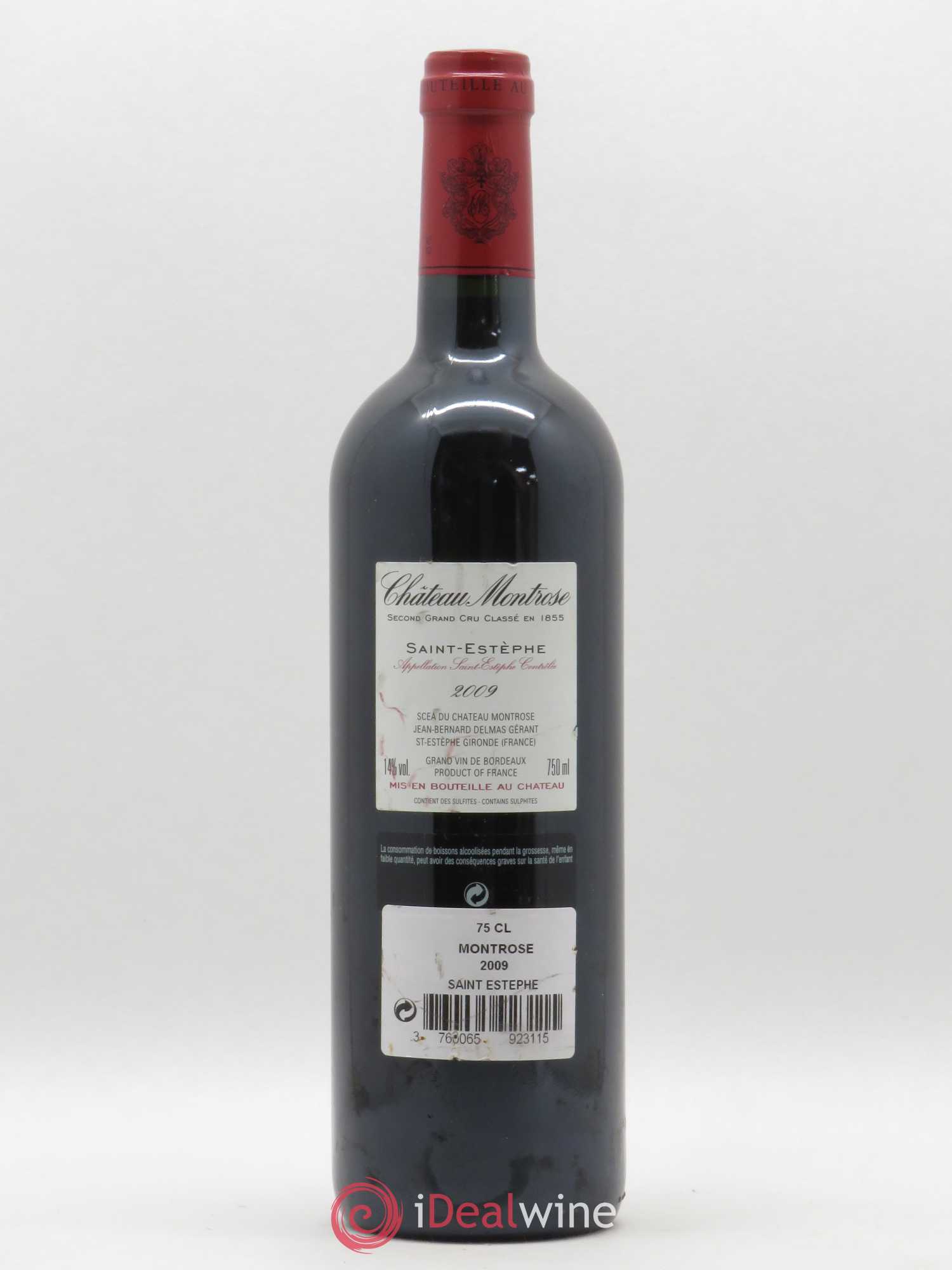 Château Montrose 2ème Grand Cru Classé 2009 - Lot de 1 bouteille - 1
