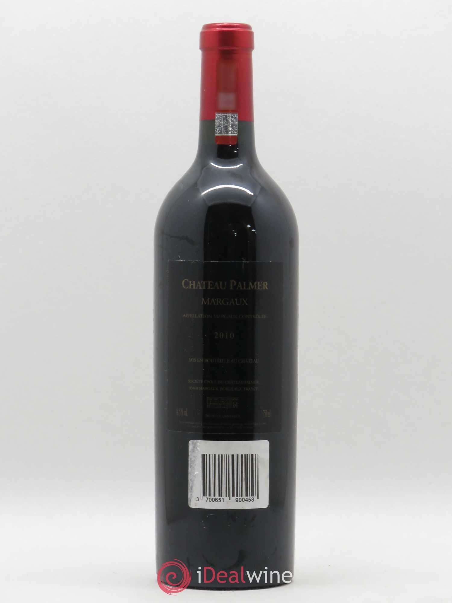 Château Palmer 3ème Grand Cru Classé 2010 - Lot de 1 bouteille - 1
