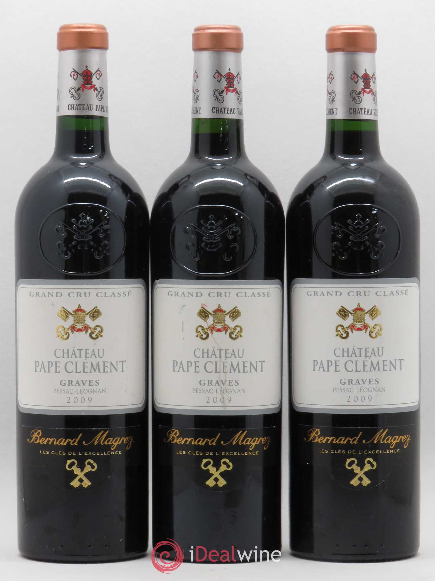 Château Pape Clément Cru Classé de Graves 2009 - Lot de 3 bouteilles - 0