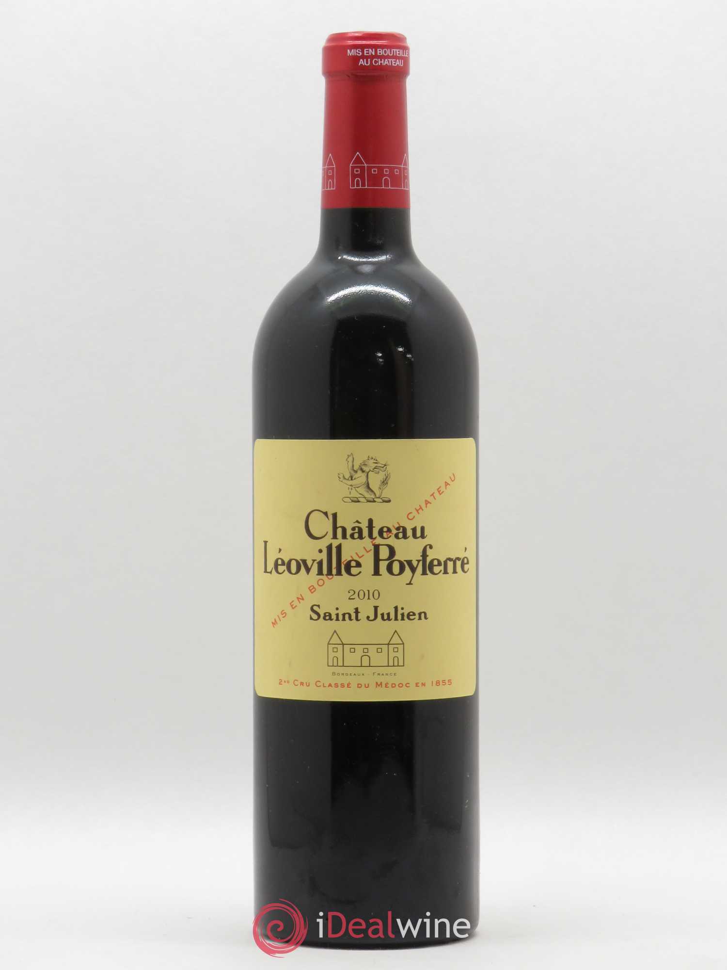 Château Léoville Poyferré 2ème Grand Cru Classé 2010 - Lot de 1 bouteille - 0