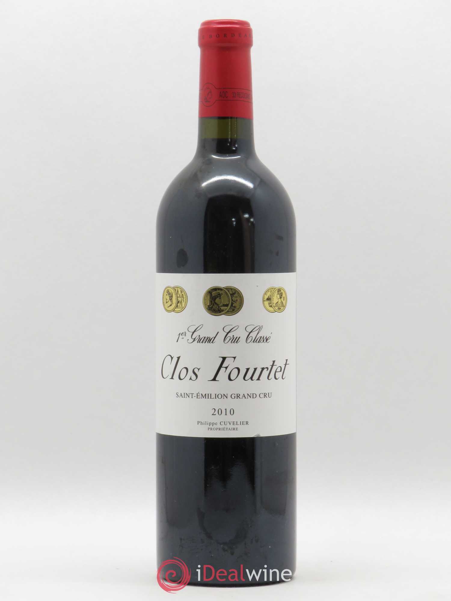 Clos Fourtet 1er Grand Cru Classé B 2010 - Lot de 1 bouteille - 0