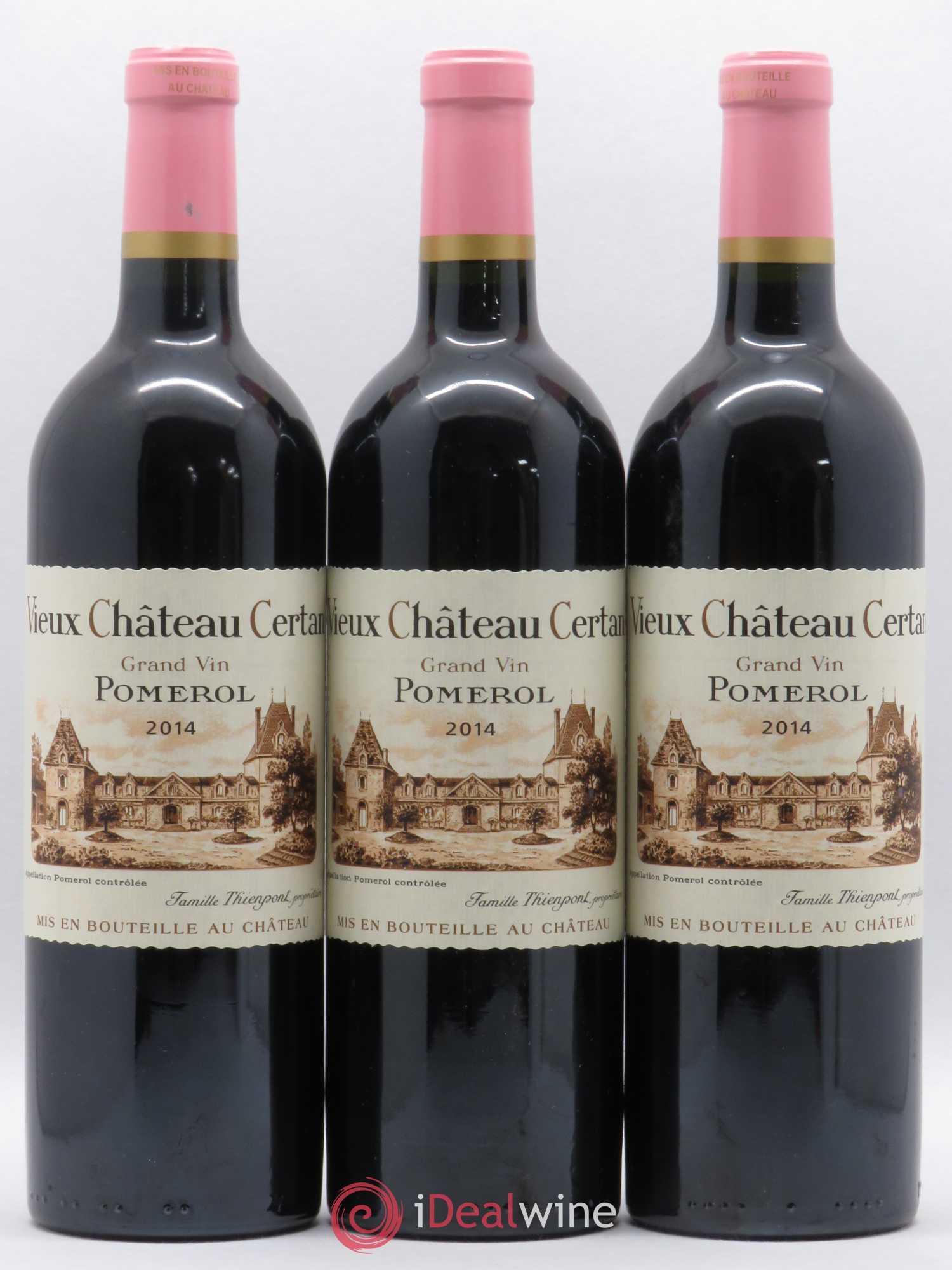 Vieux Château Certan 2014 - Lot de 3 bouteilles - 0