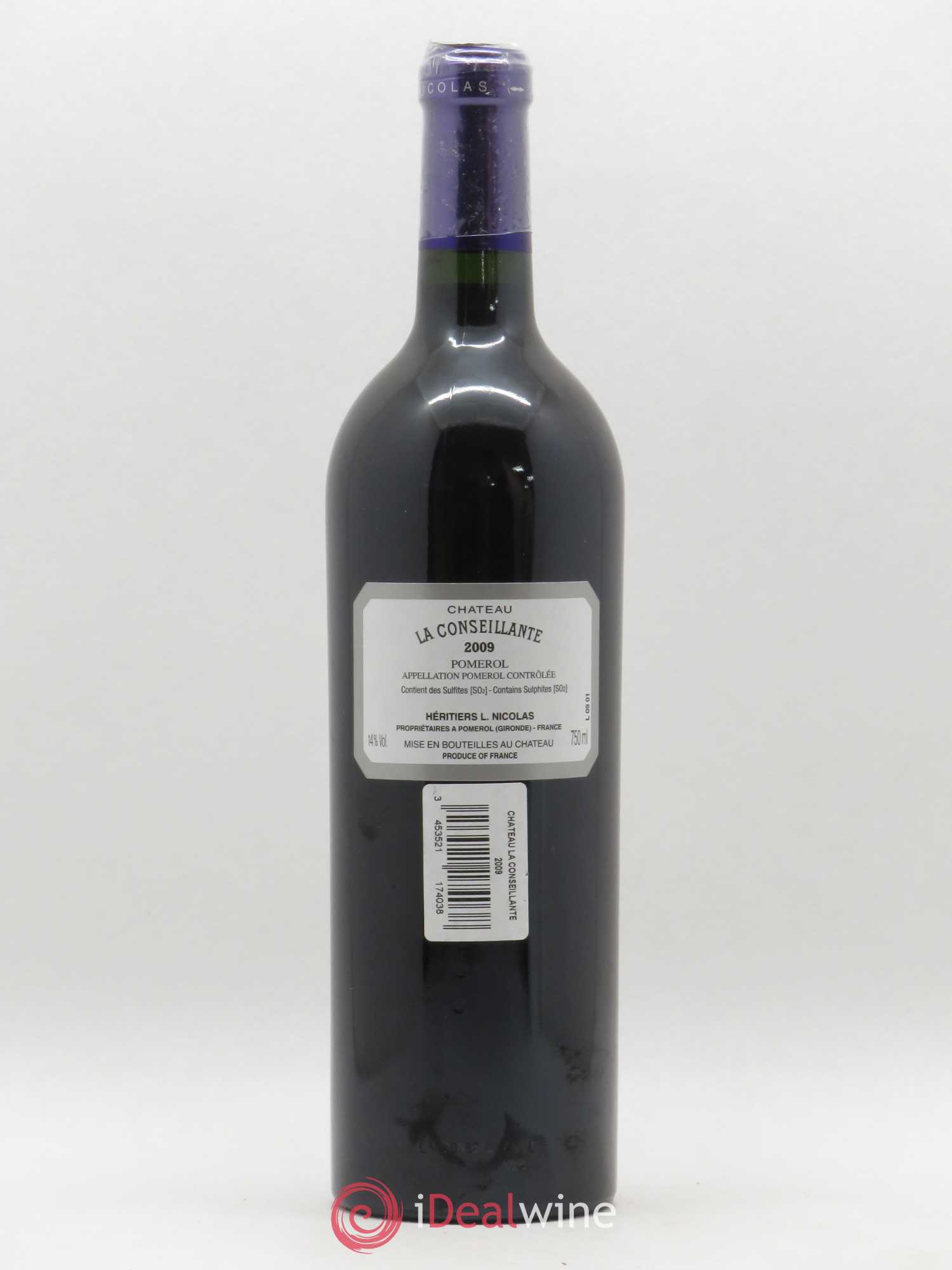 Château la Conseillante 2009 - Lot de 1 bouteille - 1