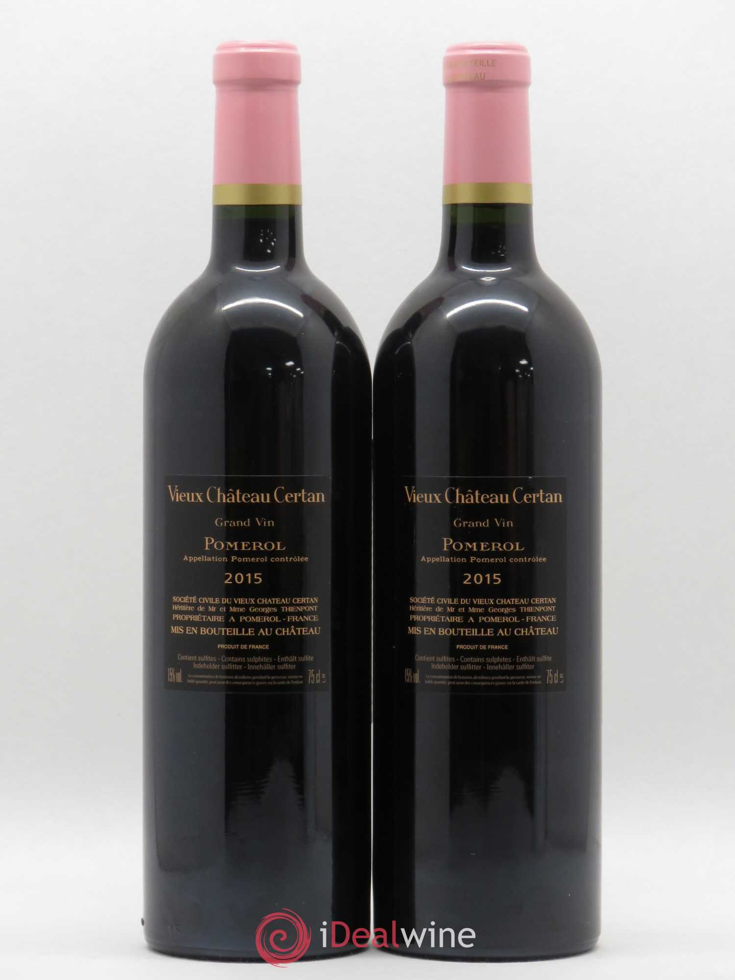 Vieux Château Certan 2015 - Lot de 2 bouteilles - 1