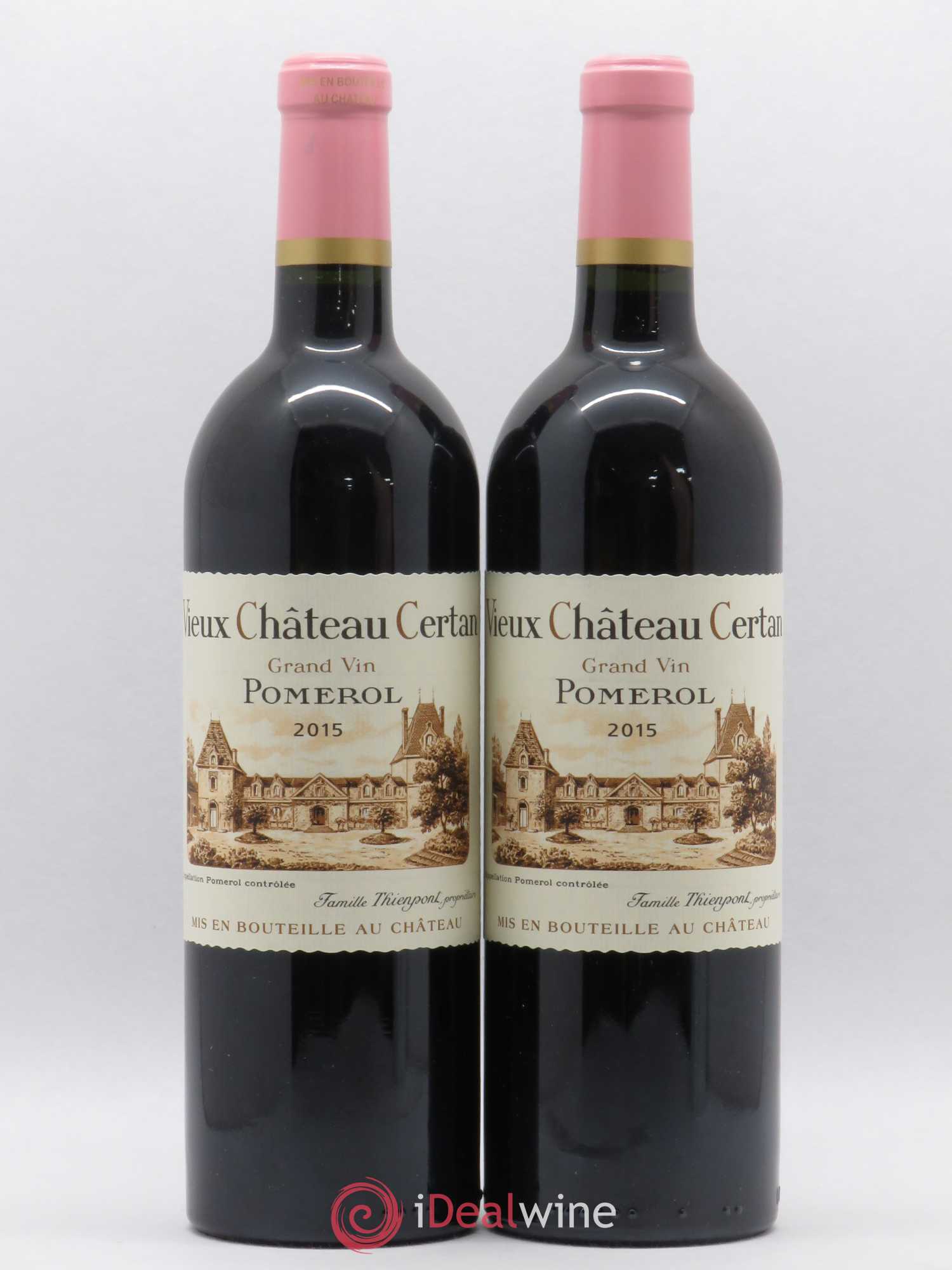 Vieux Château Certan 2015 - Lot de 2 bouteilles - 0