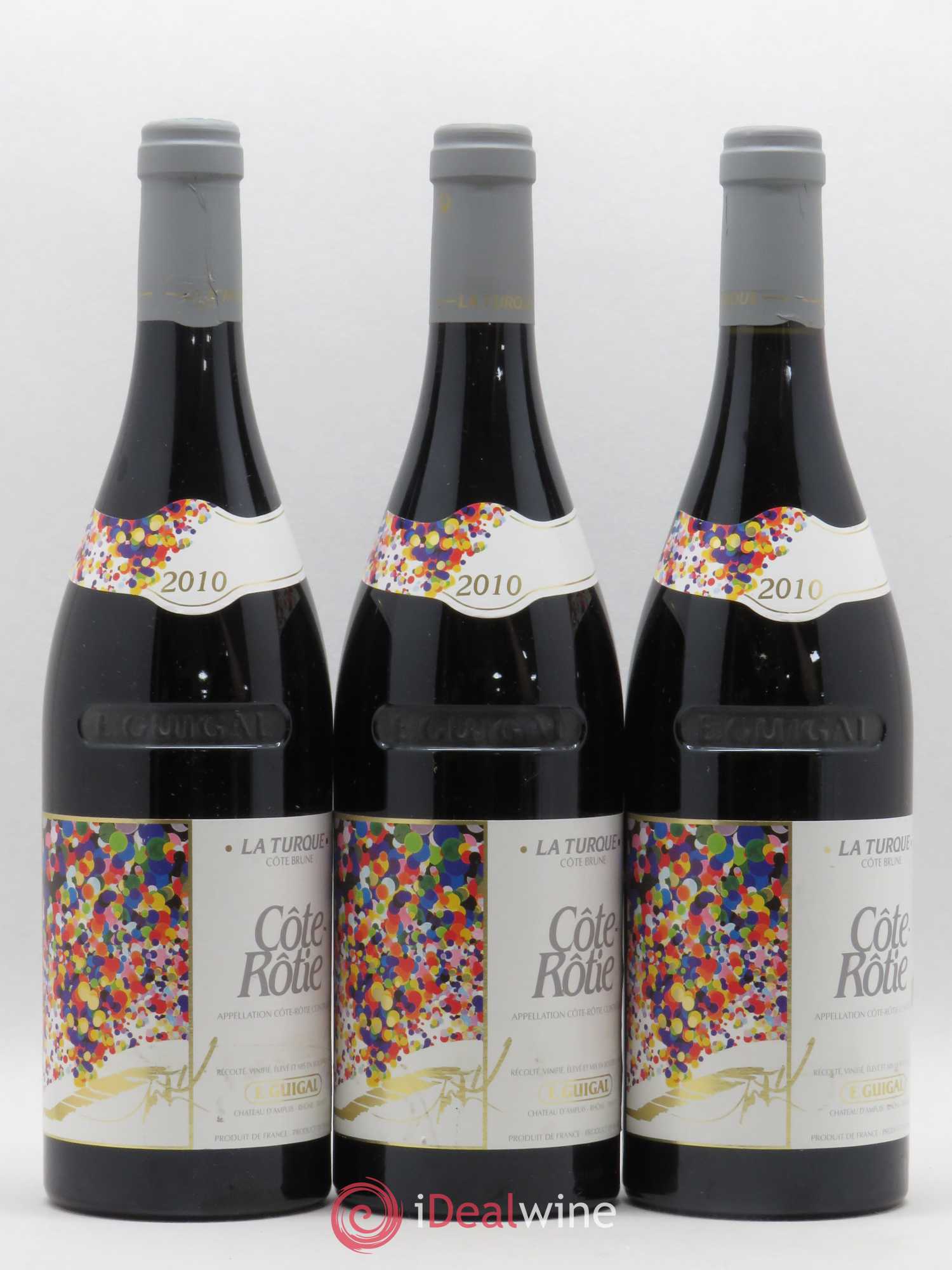 Côte-Rôtie La Turque Guigal 2010 - Lot de 3 bouteilles - 0