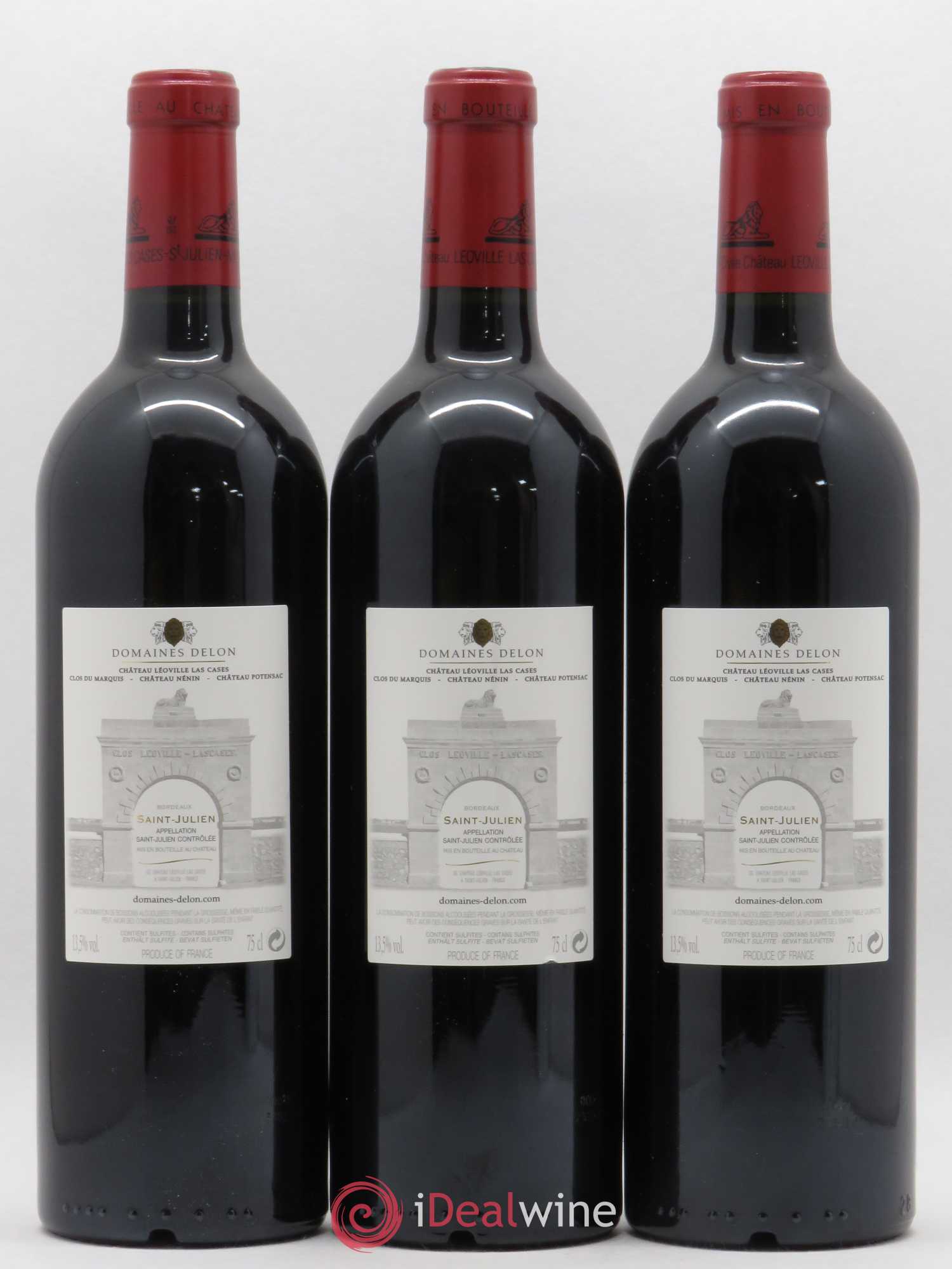 Château Léoville Las Cases 2ème Grand Cru Classé 2015 - Lot de 3 bouteilles - 1