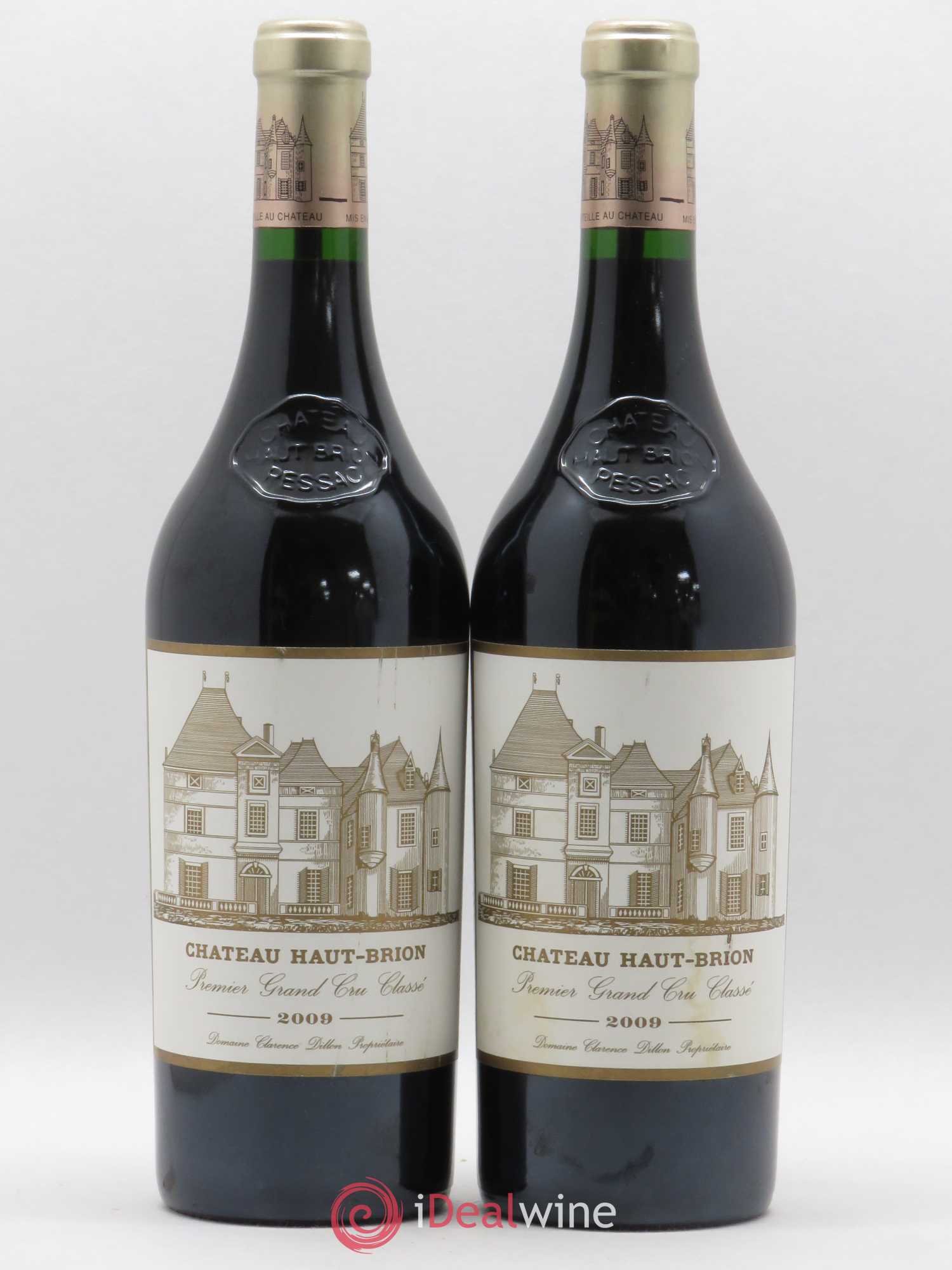 Château Haut Brion 1er Grand Cru Classé 2009 - Lot de 2 bouteilles - 0