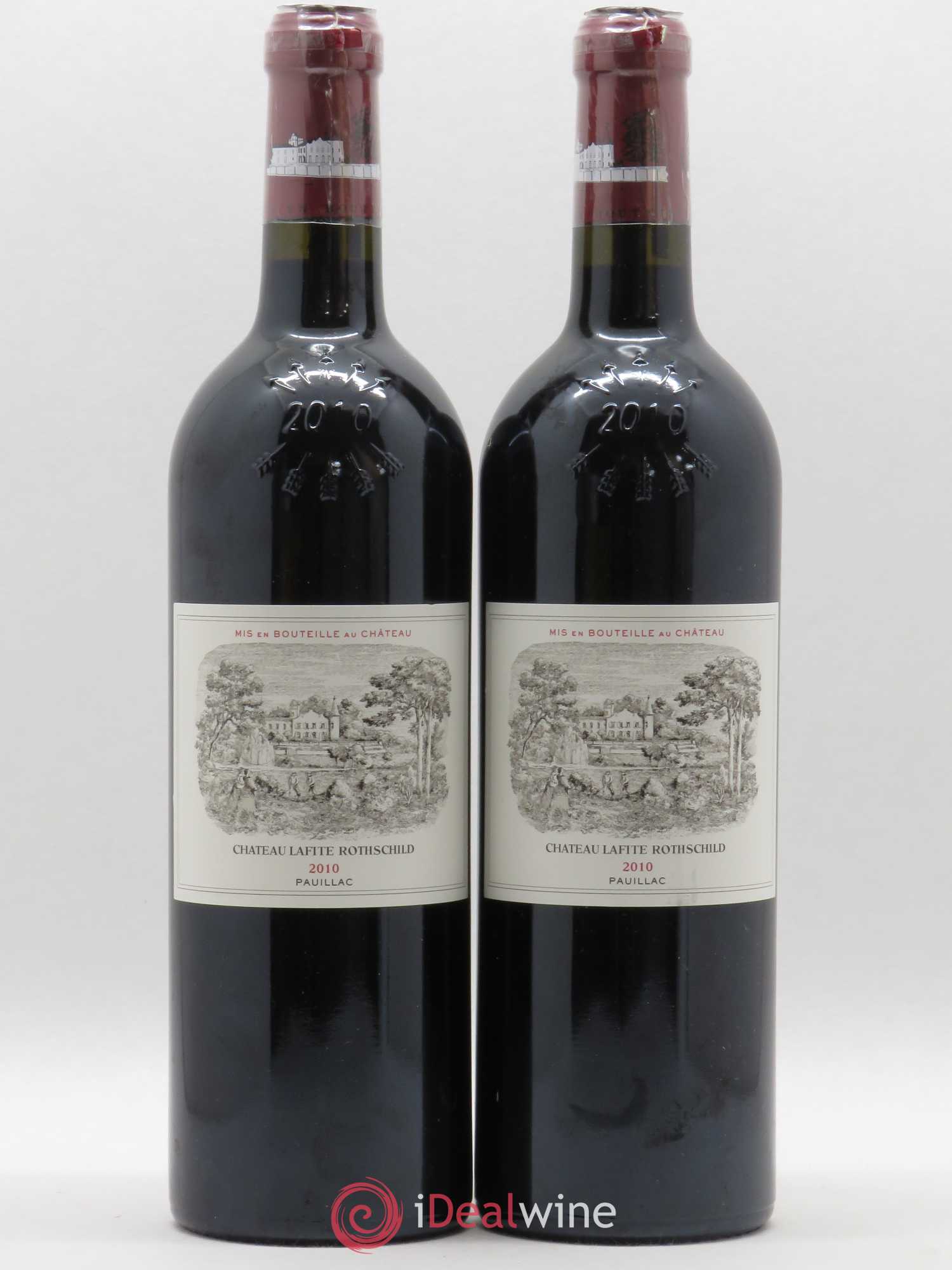 Château Lafite Rothschild 1er Grand Cru Classé 2010 - Lot de 2 bouteilles - 0