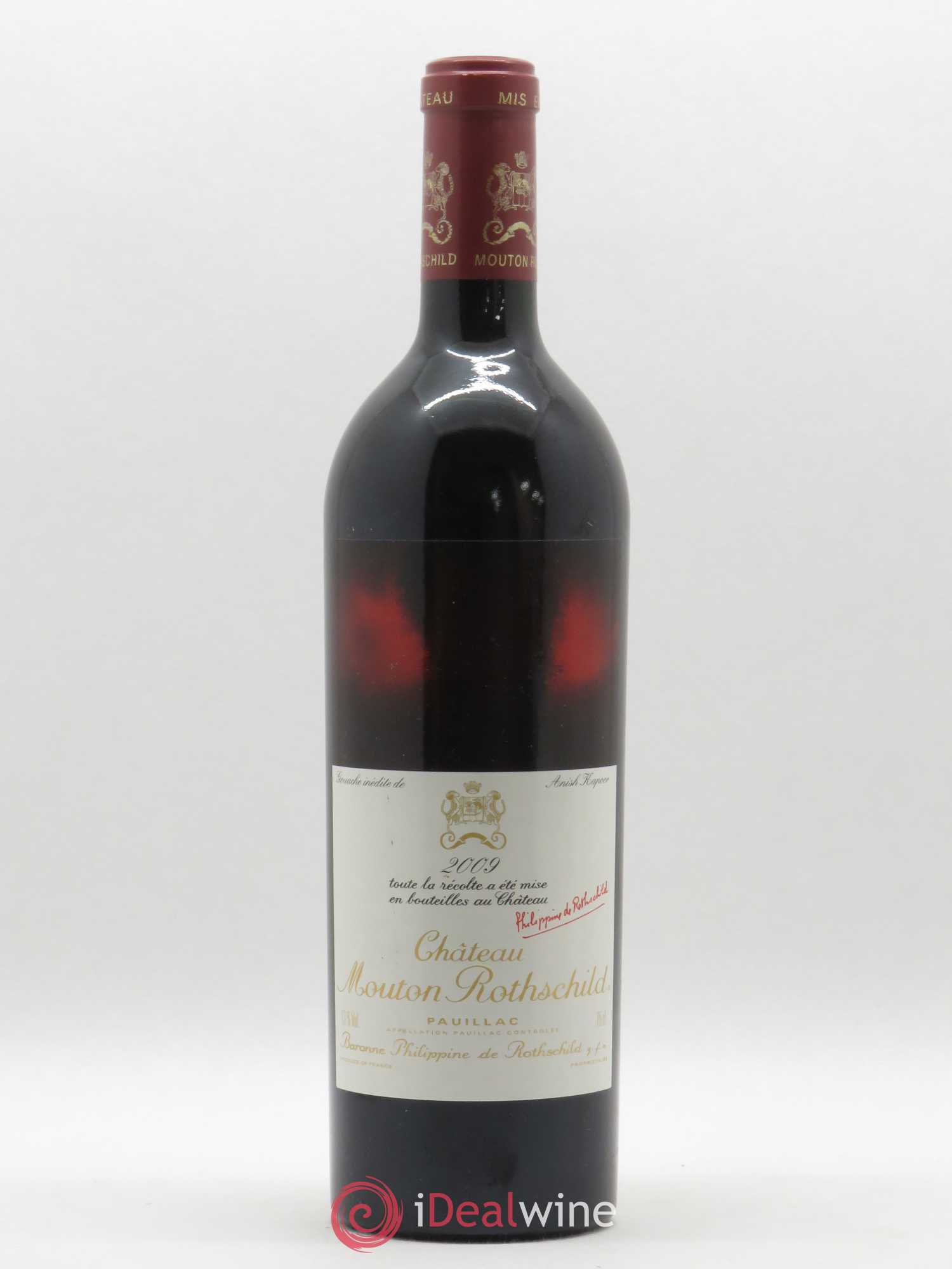 Château Mouton Rothschild 1er Grand Cru Classé 2009 - Lot de 1 bouteille - 0