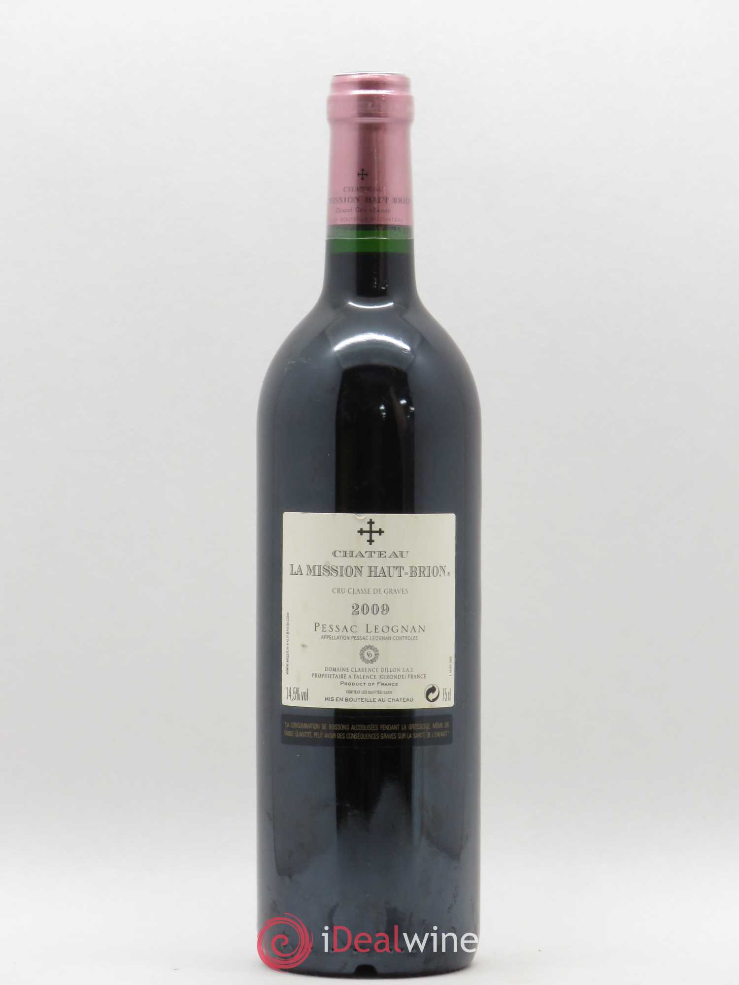 Château la Mission Haut-Brion Cru Classé de Graves 2009 - Lot de 1 bouteille - 1