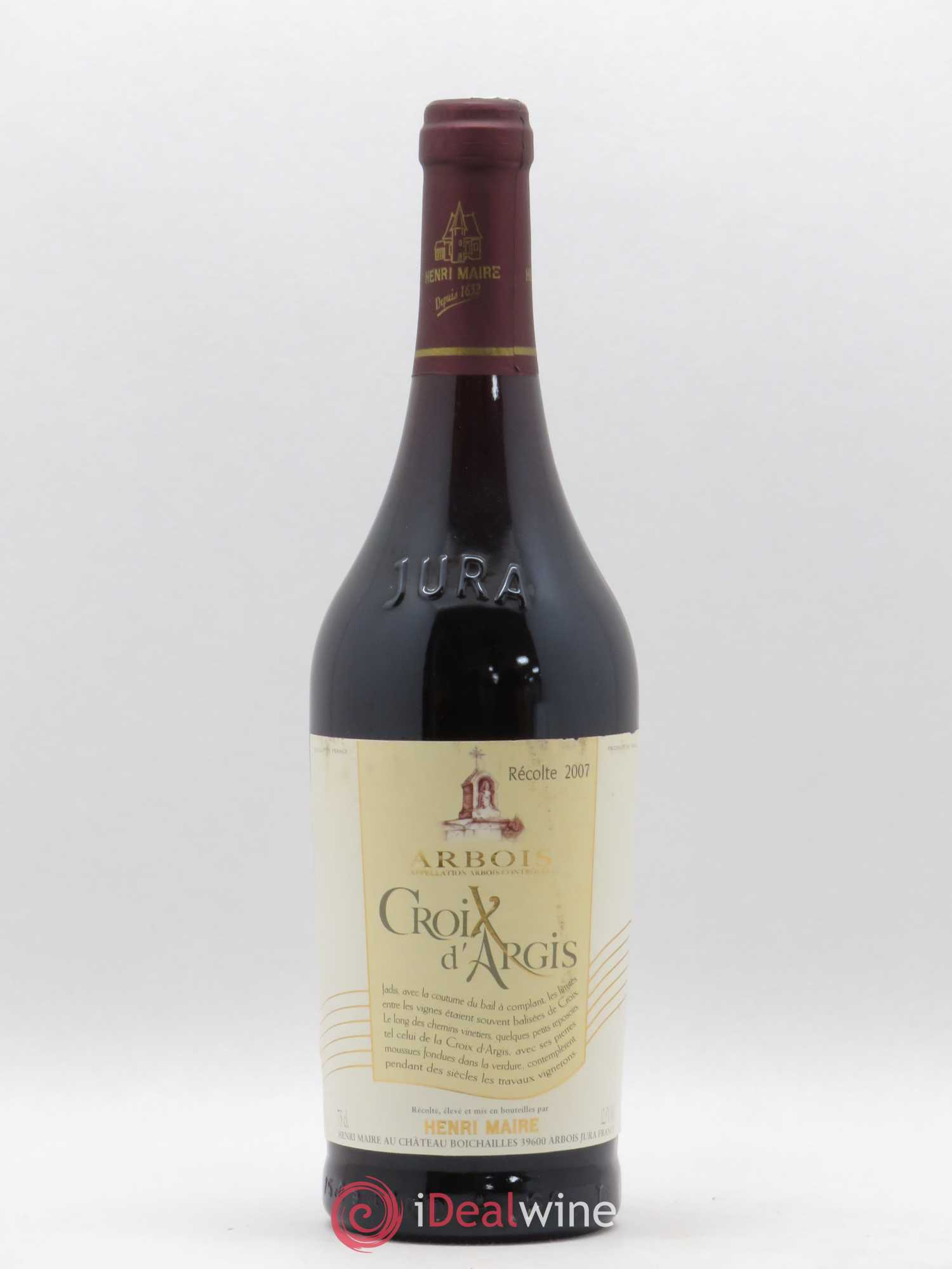 Arbois Croix d'Argis Henri Maire 2007 - Posten von 1 Flasche - 0