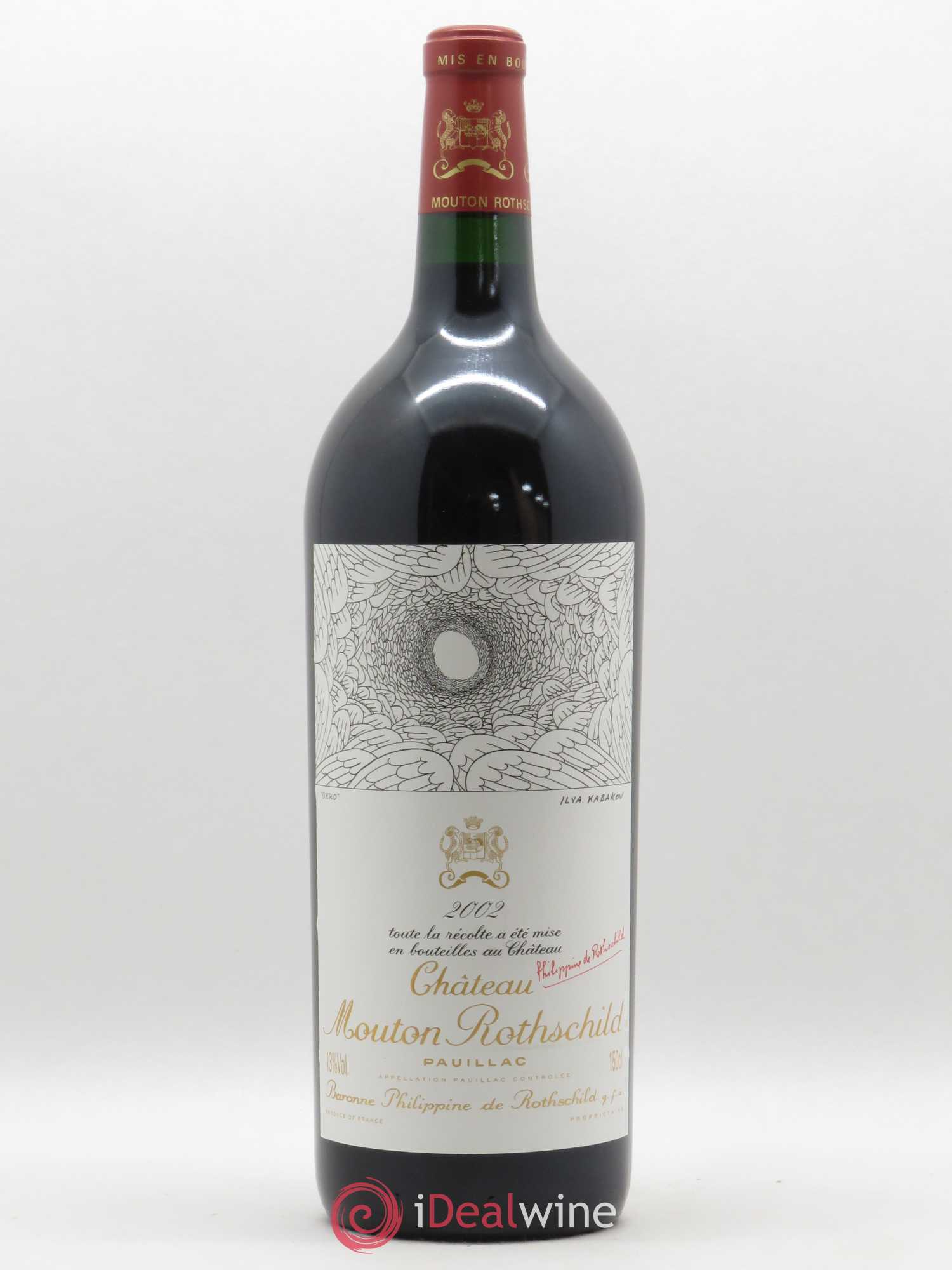 Château Mouton Rothschild 1er Grand Cru Classé 2002 - Lot de 1 magnum - 0