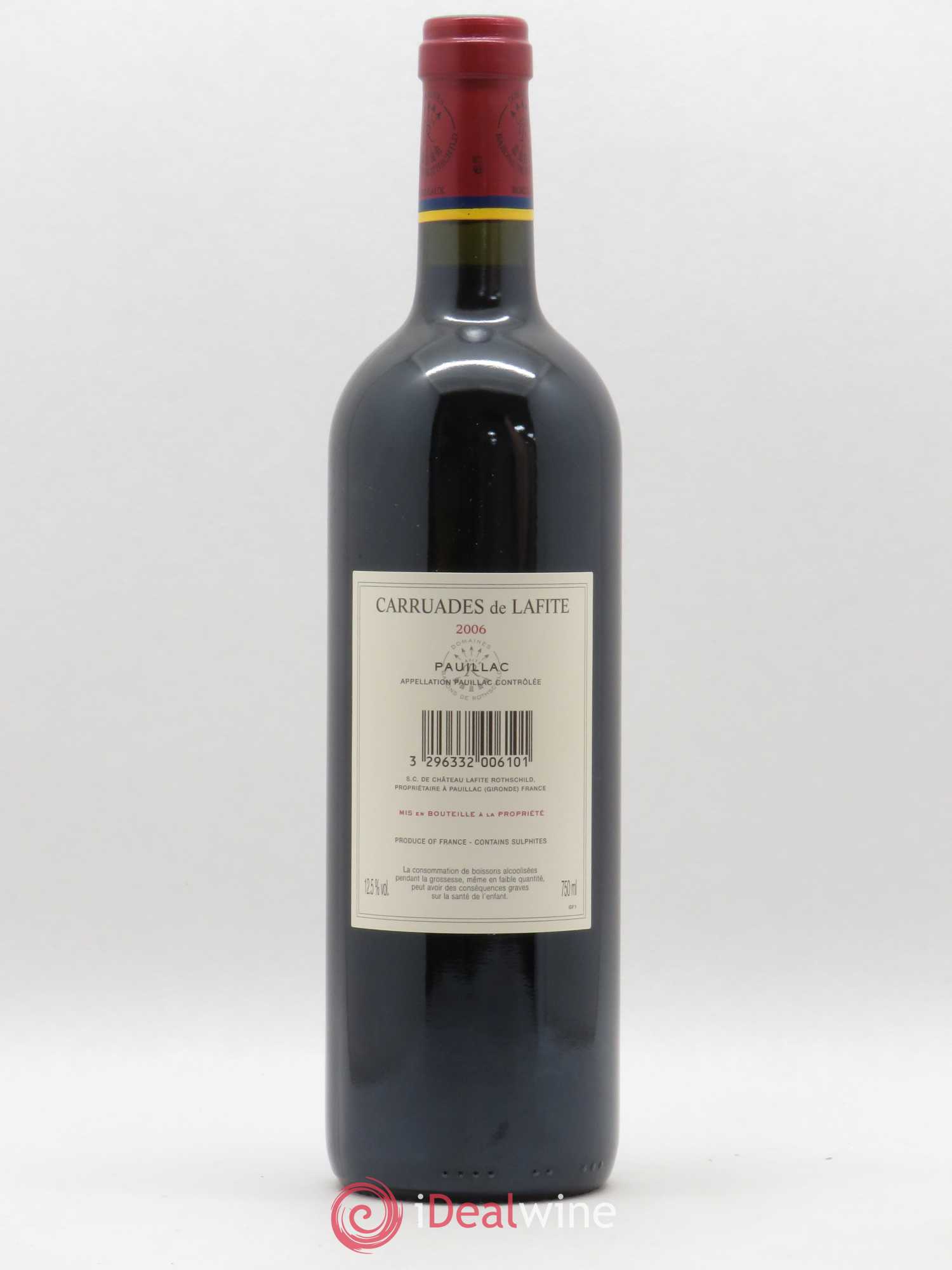 Carruades de Lafite Rothschild Second Vin 2006 - Lot de 1 bouteille - 1