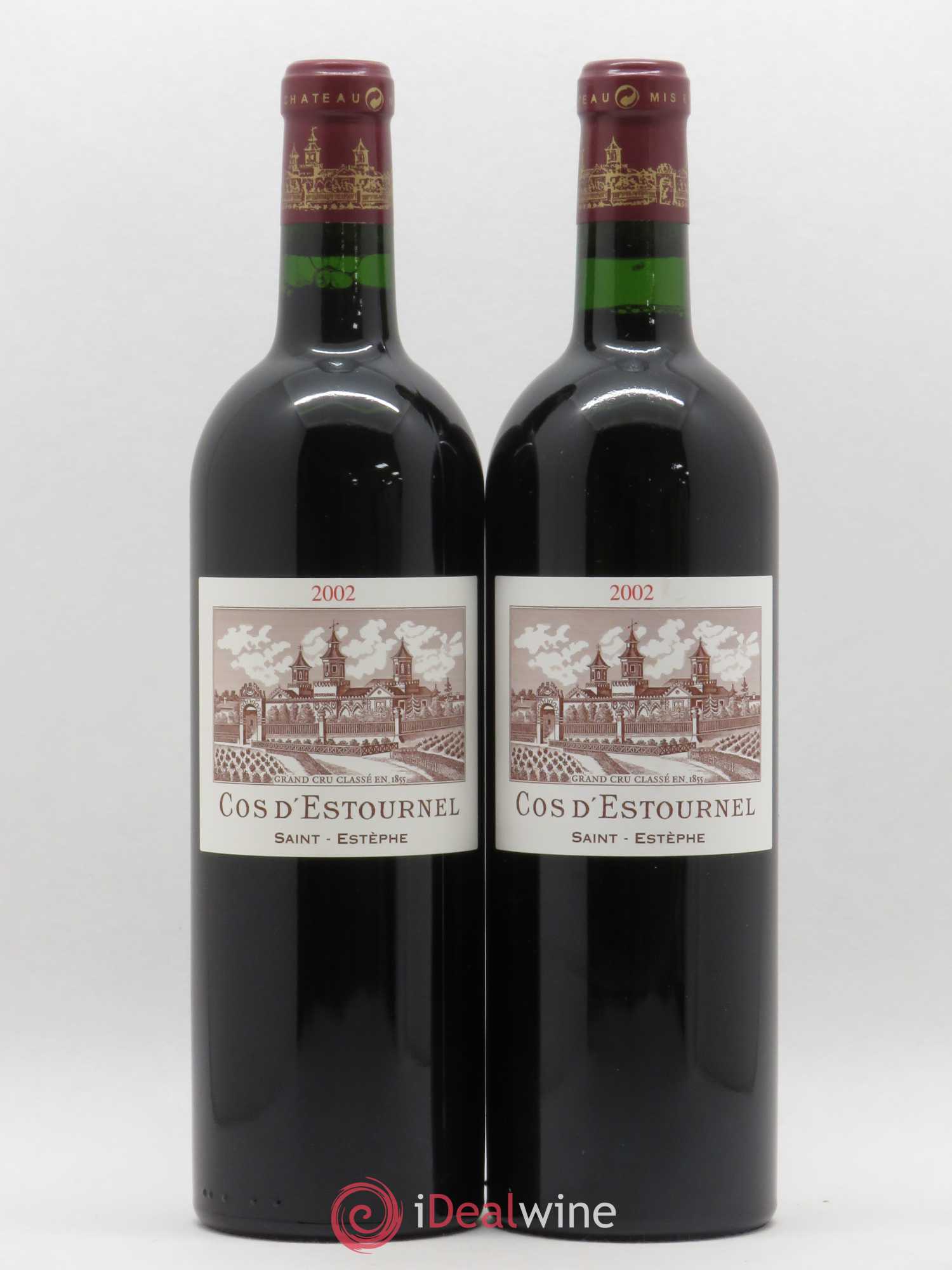 Cos d'Estournel 2ème Grand Cru Classé 2002 - Lot de 2 bouteilles - 0