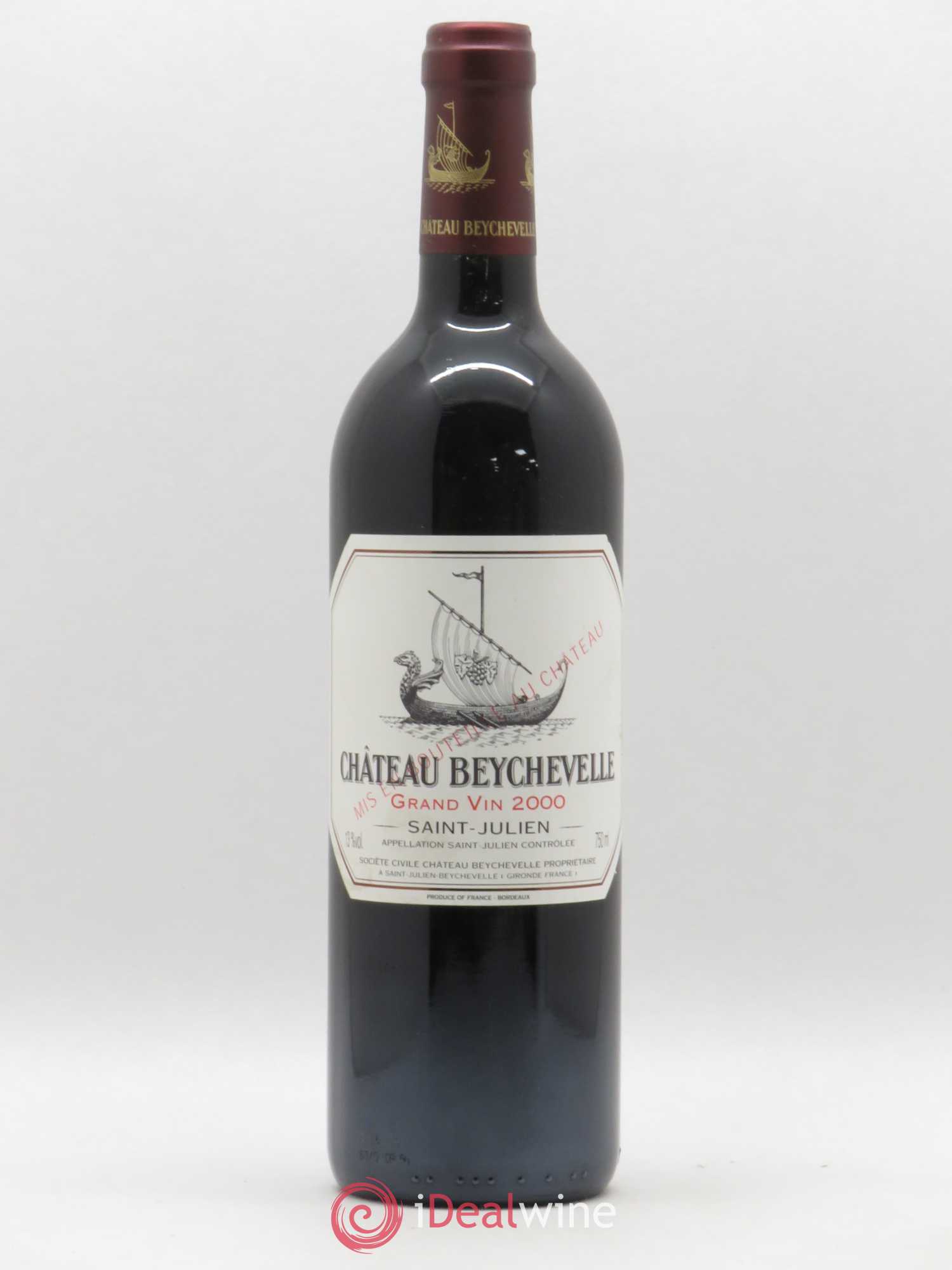 Château Beychevelle 4ème Grand Cru Classé 2000 - Lot de 1 bouteille - 0