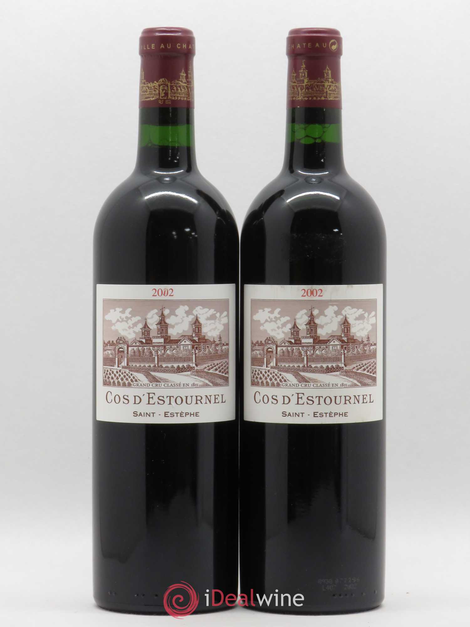 Cos d'Estournel 2ème Grand Cru Classé 2002 - Lot de 2 bouteilles - 0