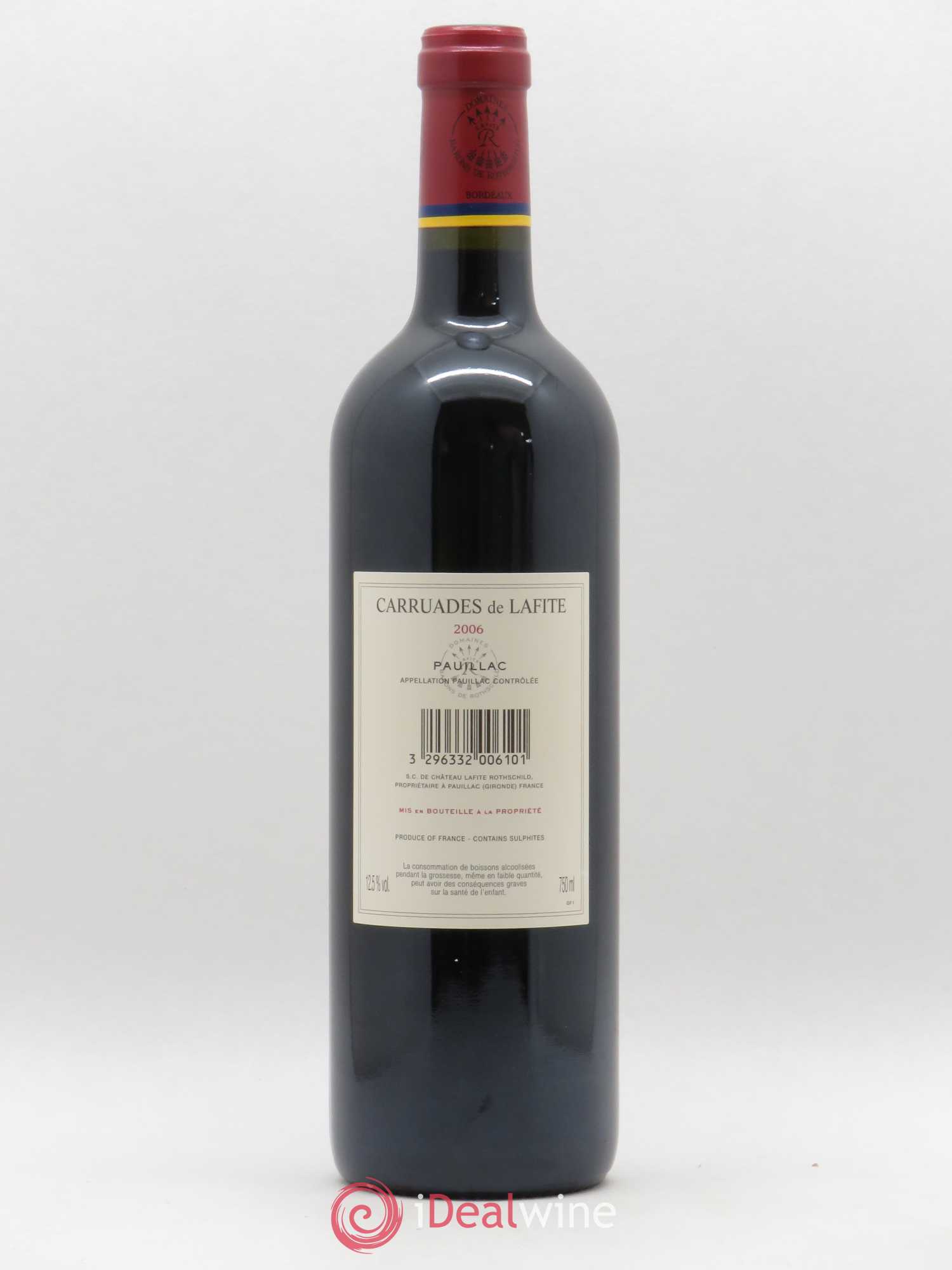 Carruades de Lafite Rothschild Second Vin 2006 - Lot de 1 bouteille - 1