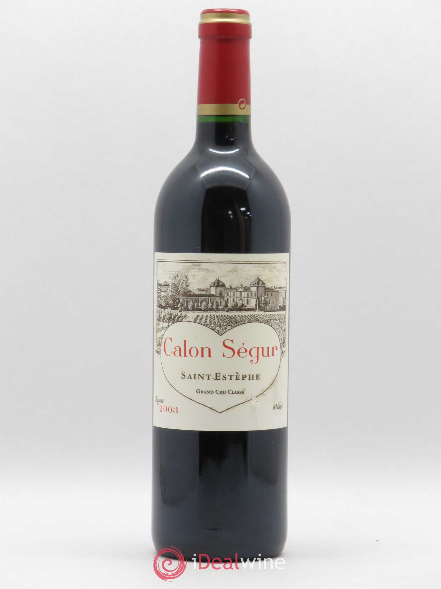 Château Calon Ségur 3ème Grand Cru Classé 2003 - Lot de 1 bouteille - 0