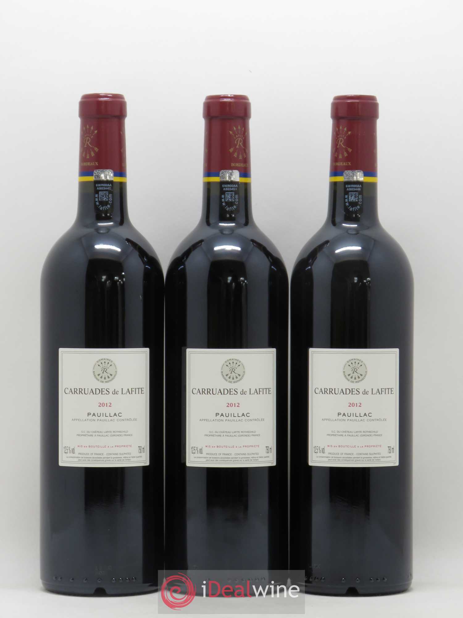 Carruades de Lafite Rothschild Second Vin 2012 - Lot de 6 bouteilles - 4