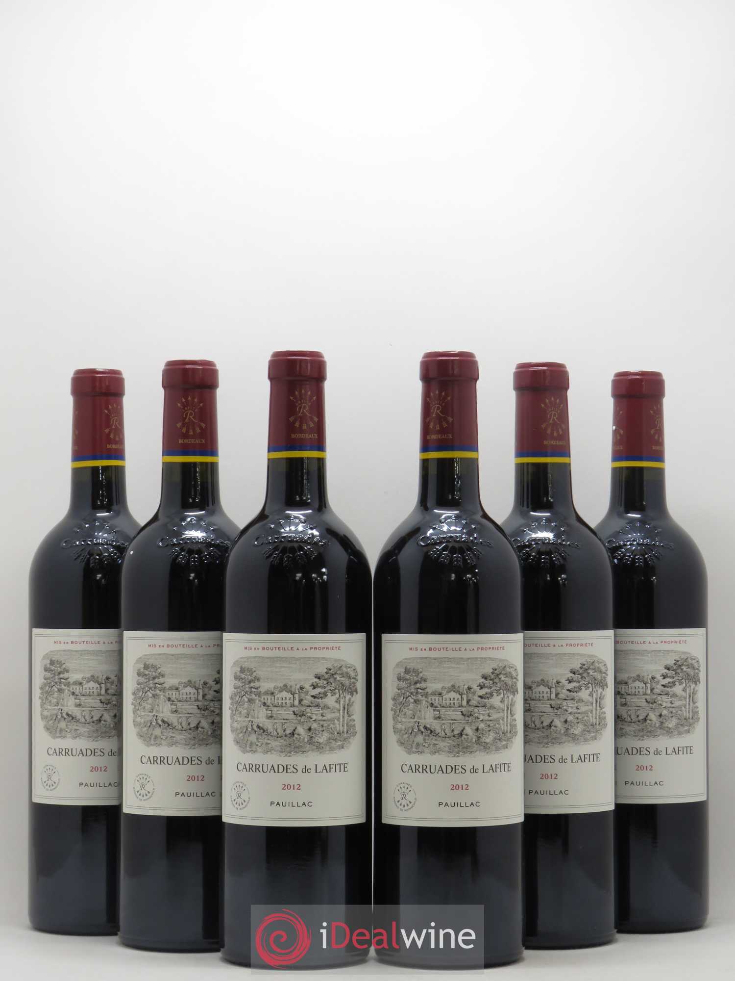 Carruades de Lafite Rothschild Second Vin 2012 - Lot de 6 bouteilles - 0