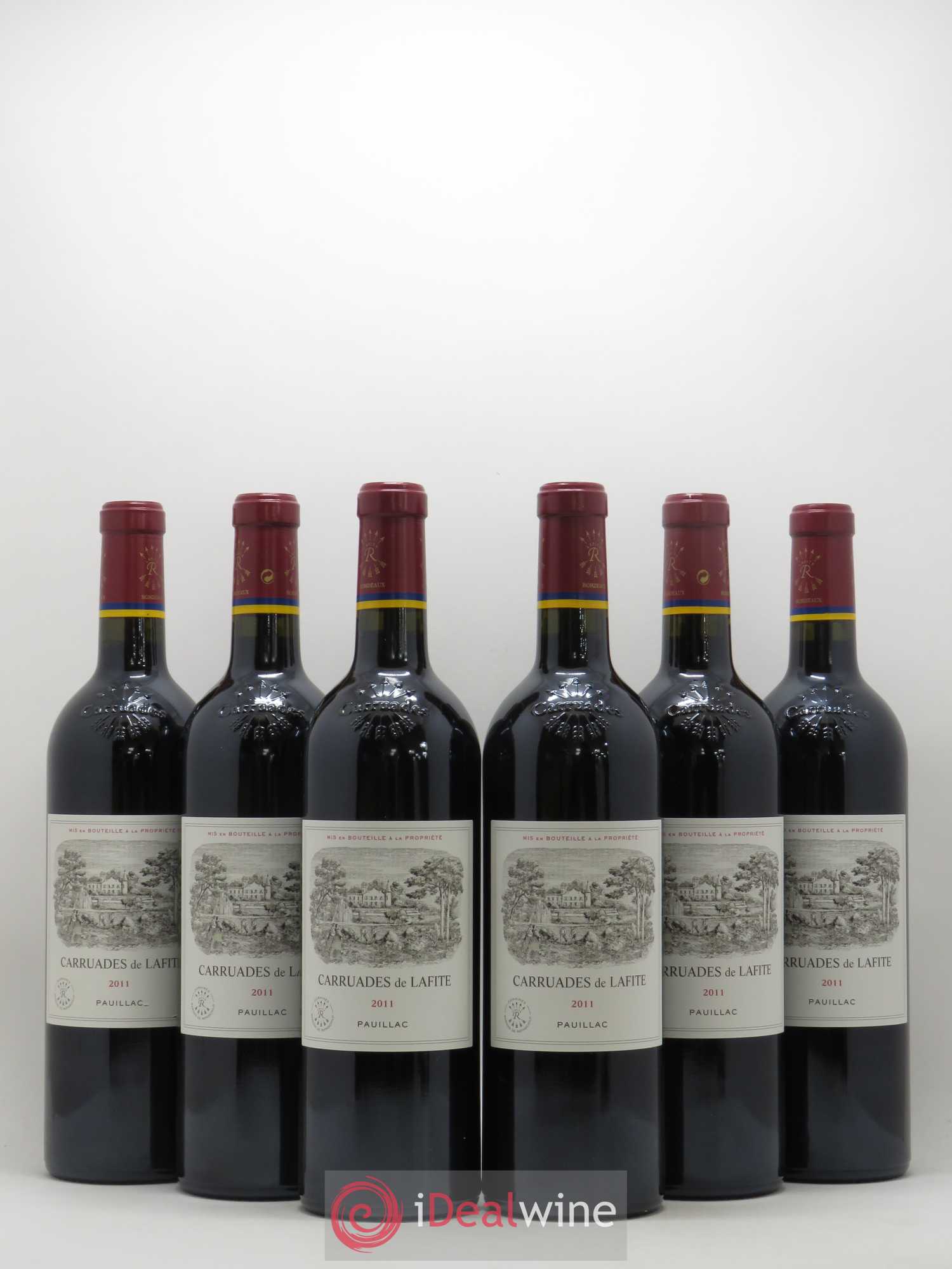 Carruades de Lafite Rothschild Second Vin 2011 - Lot de 6 bouteilles - 0
