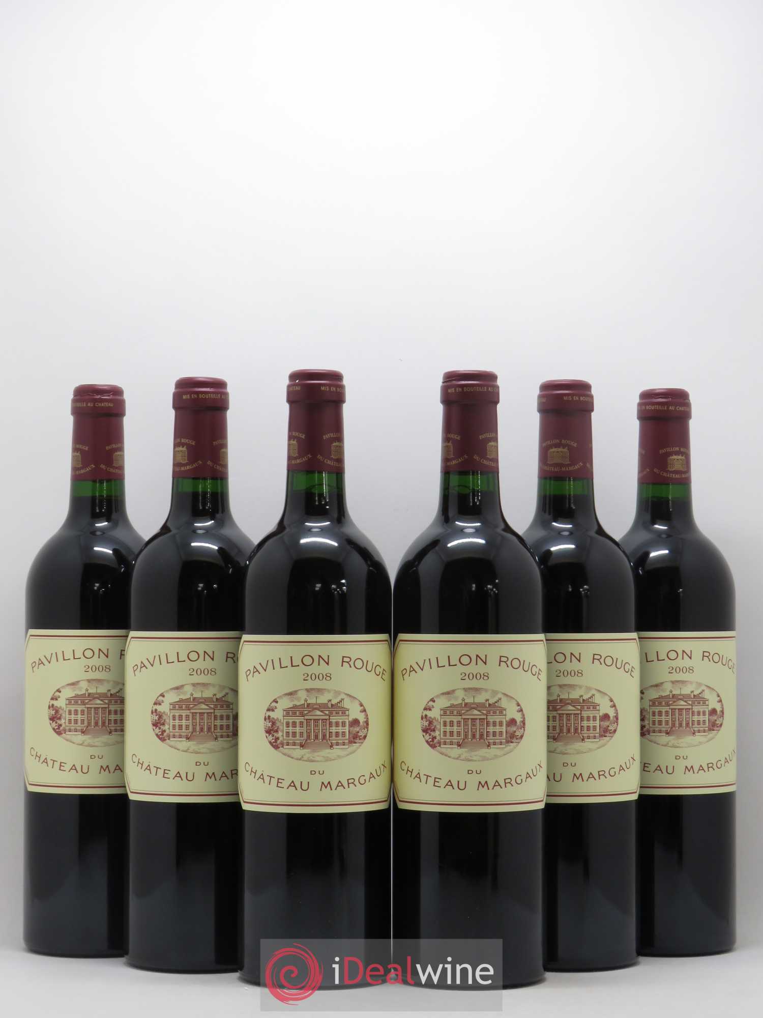 Pavillon Rouge du Château Margaux Second Vin 2008 - Lot de 6 bouteilles - 0