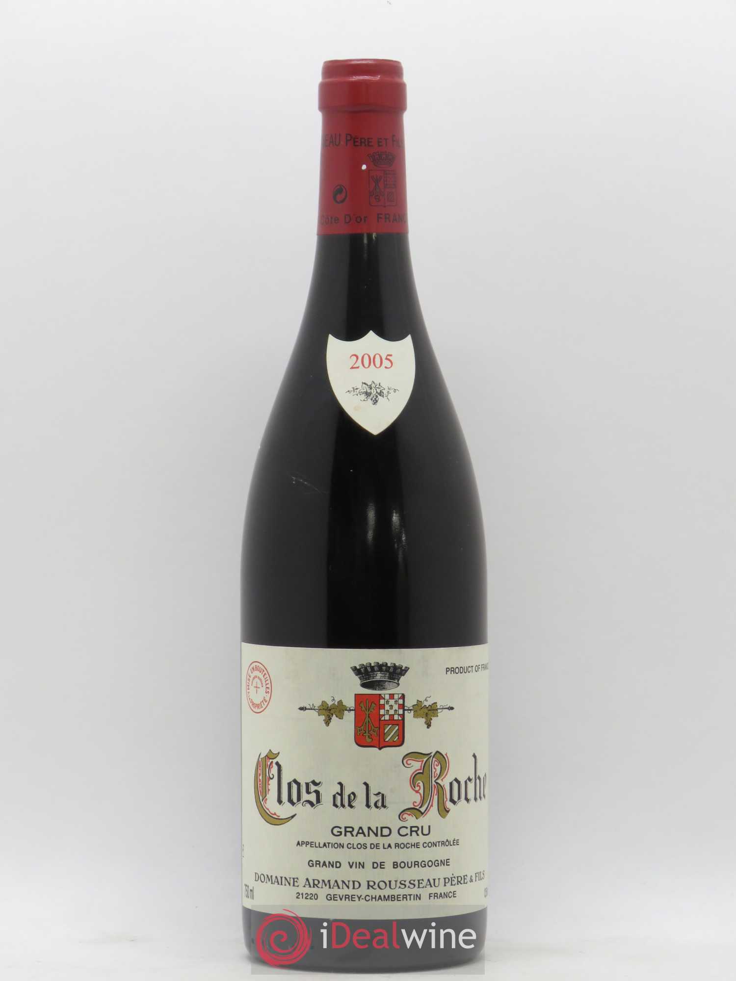 Clos de la Roche Grand Cru Armand Rousseau (Domaine) 2005 - Posten von 1 Flasche - 0