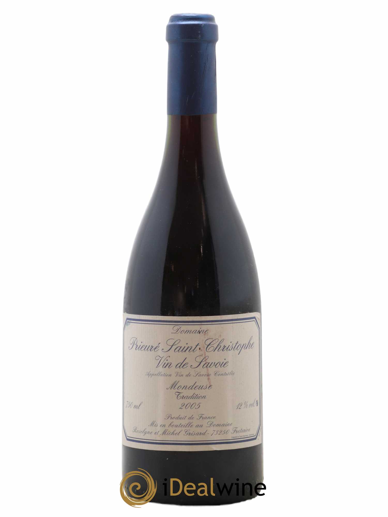 IGP Vin des Allobroges Mondeuse Tradition Prieuré Saint Christophe (Domaine) 2005 - Lot of 1 bottle - 0