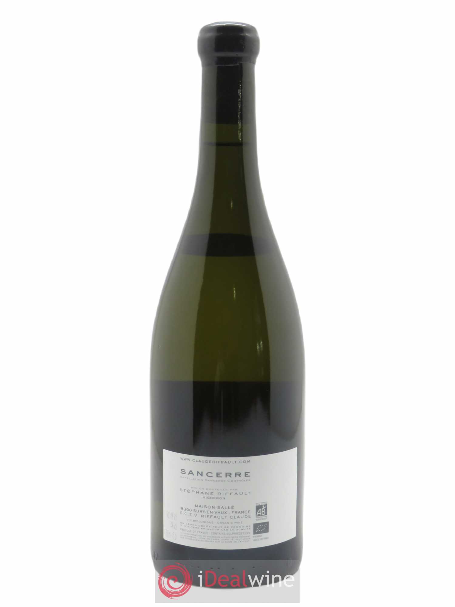 Sancerre Les Chailloux Claude Riffault 2020 - Lot de 1 bouteille - 1