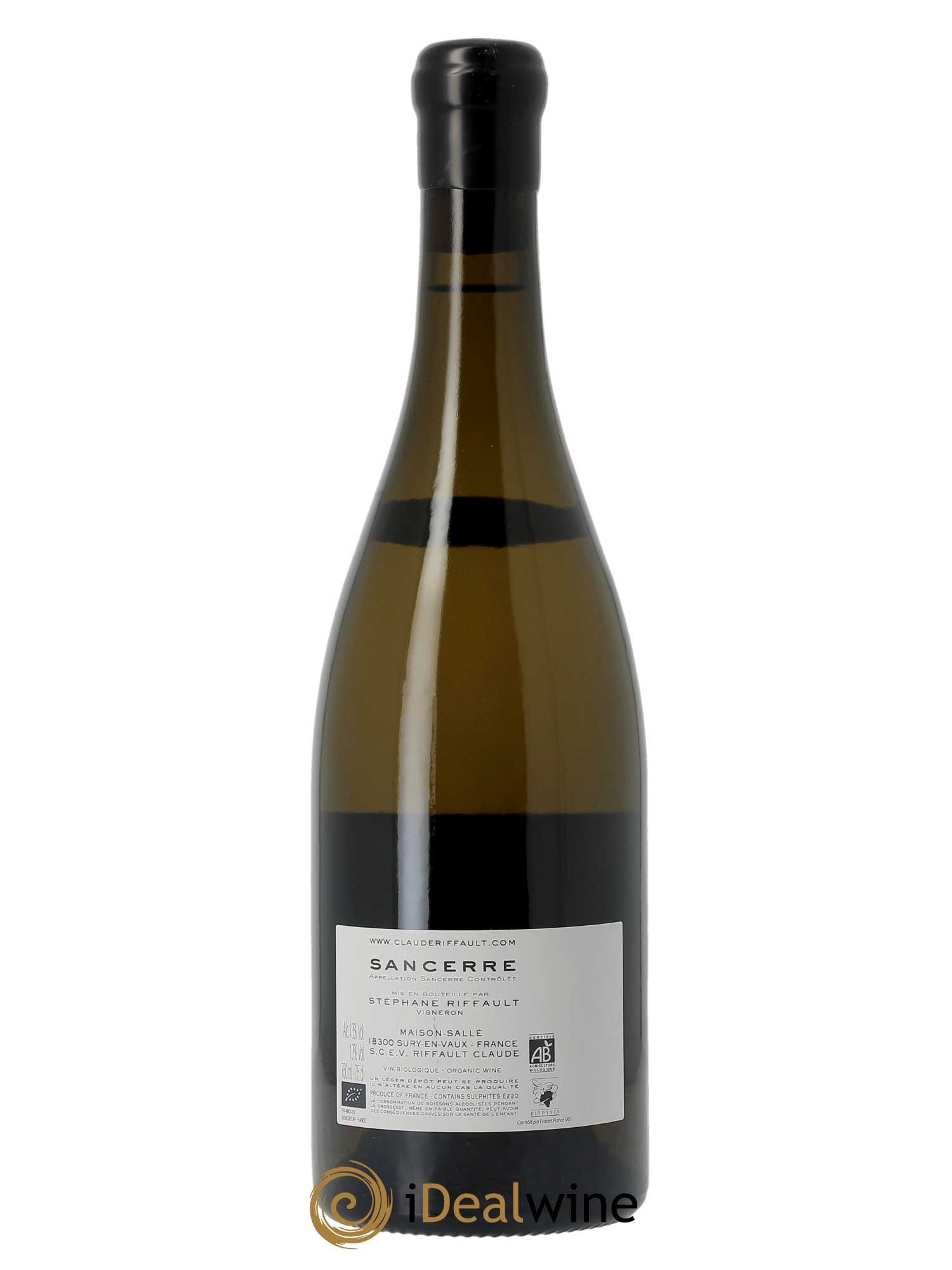Sancerre Les Chailloux Claude Riffault 2021 - Lot de 1 bouteille - 1
