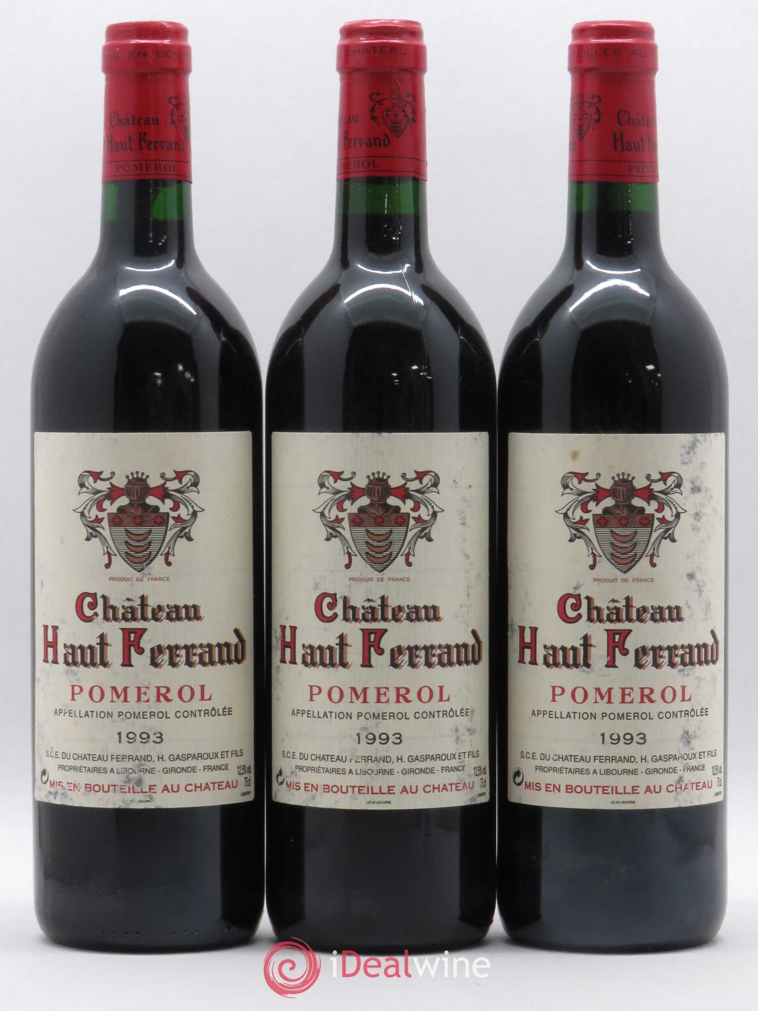 Château Haut Ferrand (sans prix de réserve) 1993 - Lot de 3 bouteilles - 0