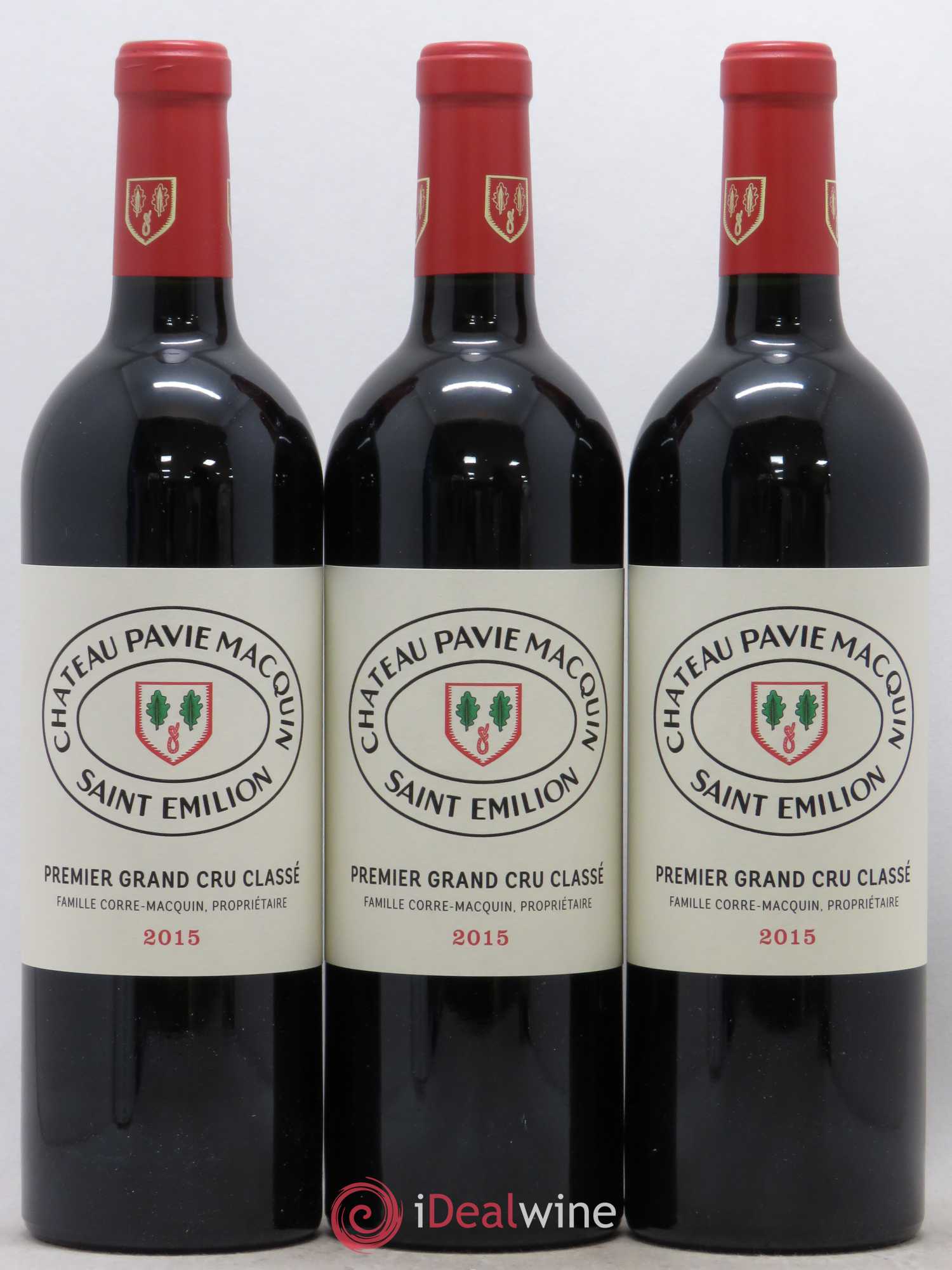 Château Pavie Macquin 1er Grand Cru Classé B 2015 - Lot de 3 bouteilles - 0