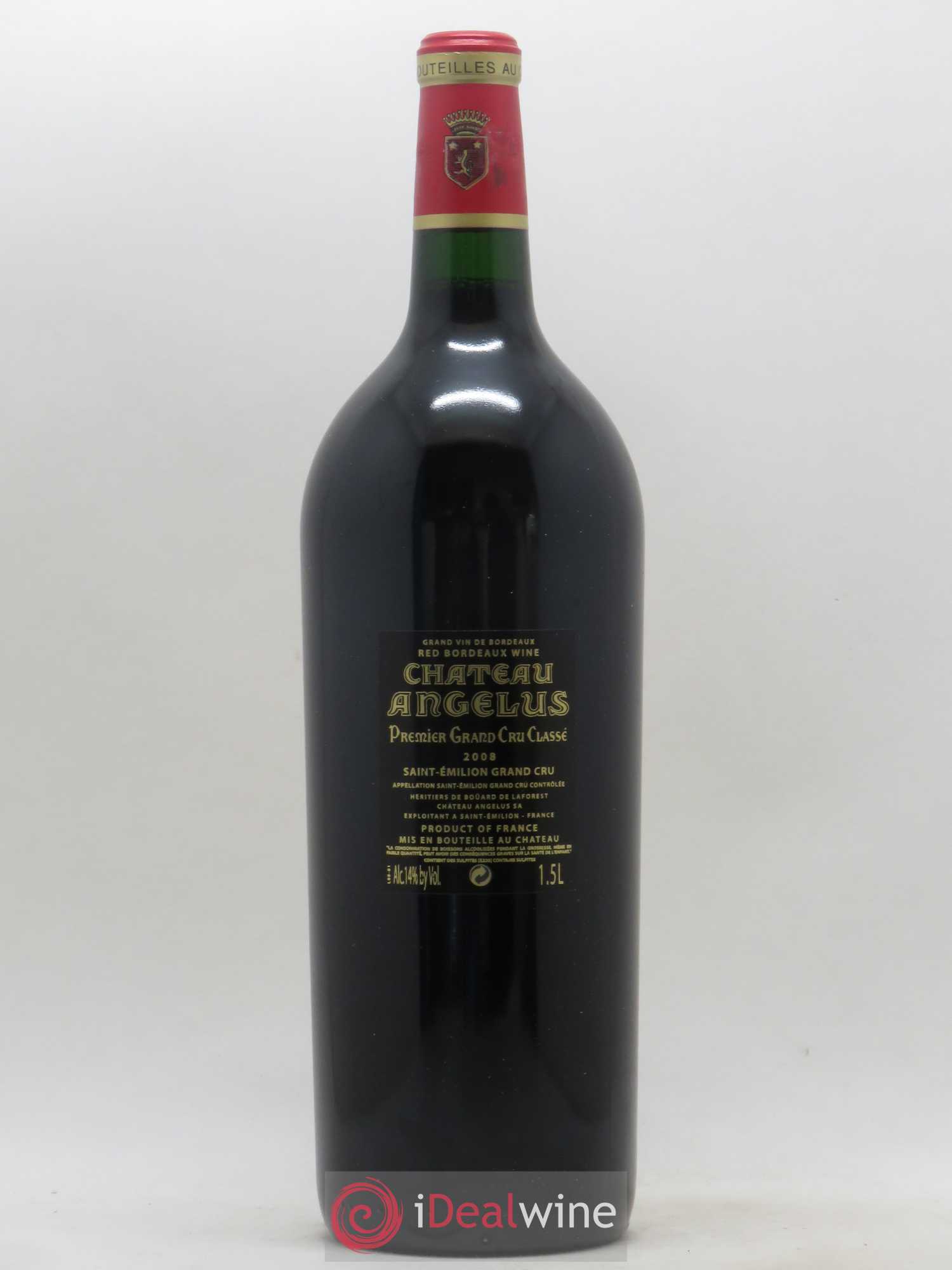 Château Angélus 1er Grand Cru Classé A 2008 - Lot de 1 magnum - 1