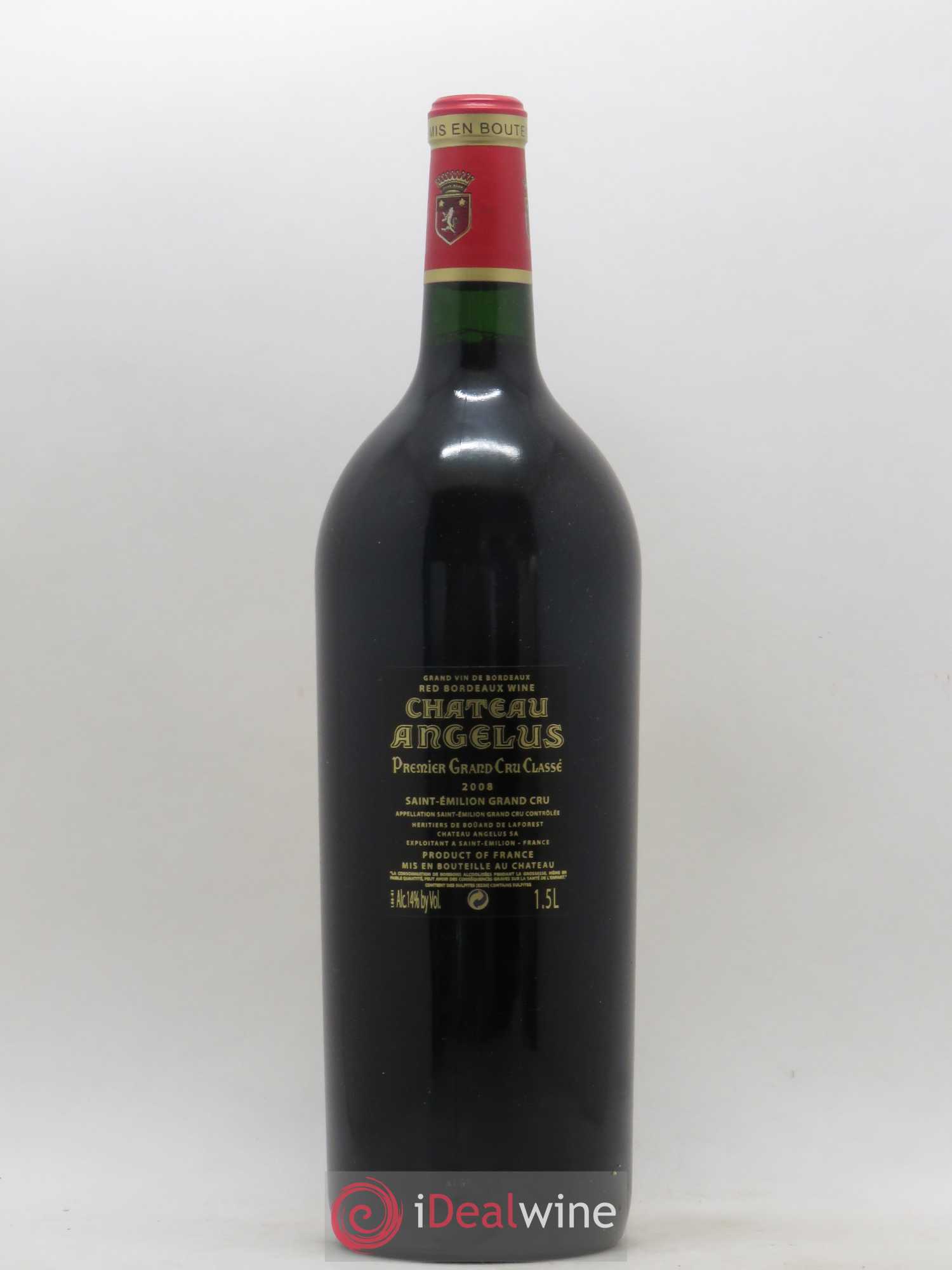 Château Angélus 1er Grand Cru Classé A 2008 - Lot de 1 magnum - 1