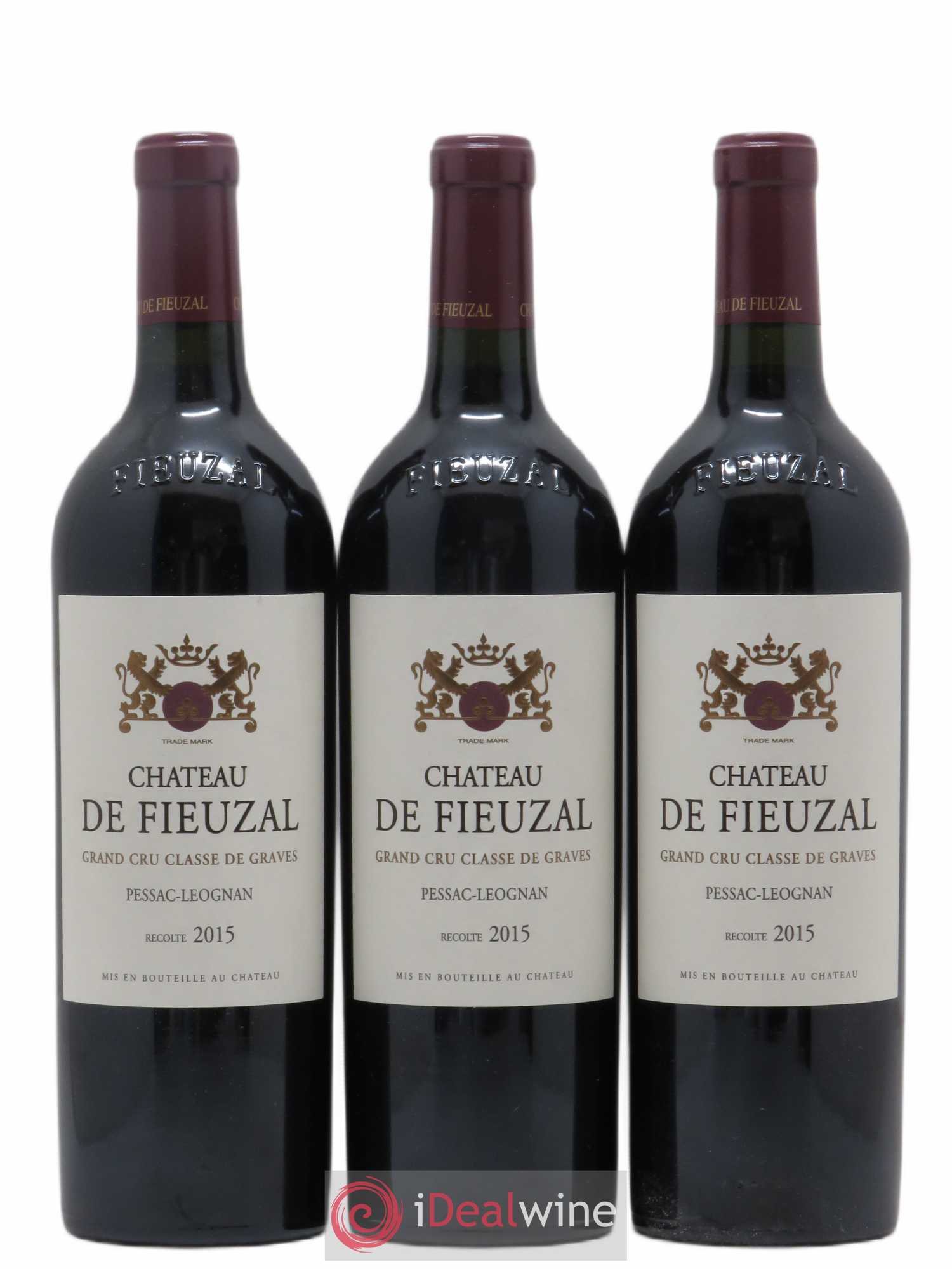Château de Fieuzal Cru Classé de Graves 2015 - Lot de 3 bouteilles - 0