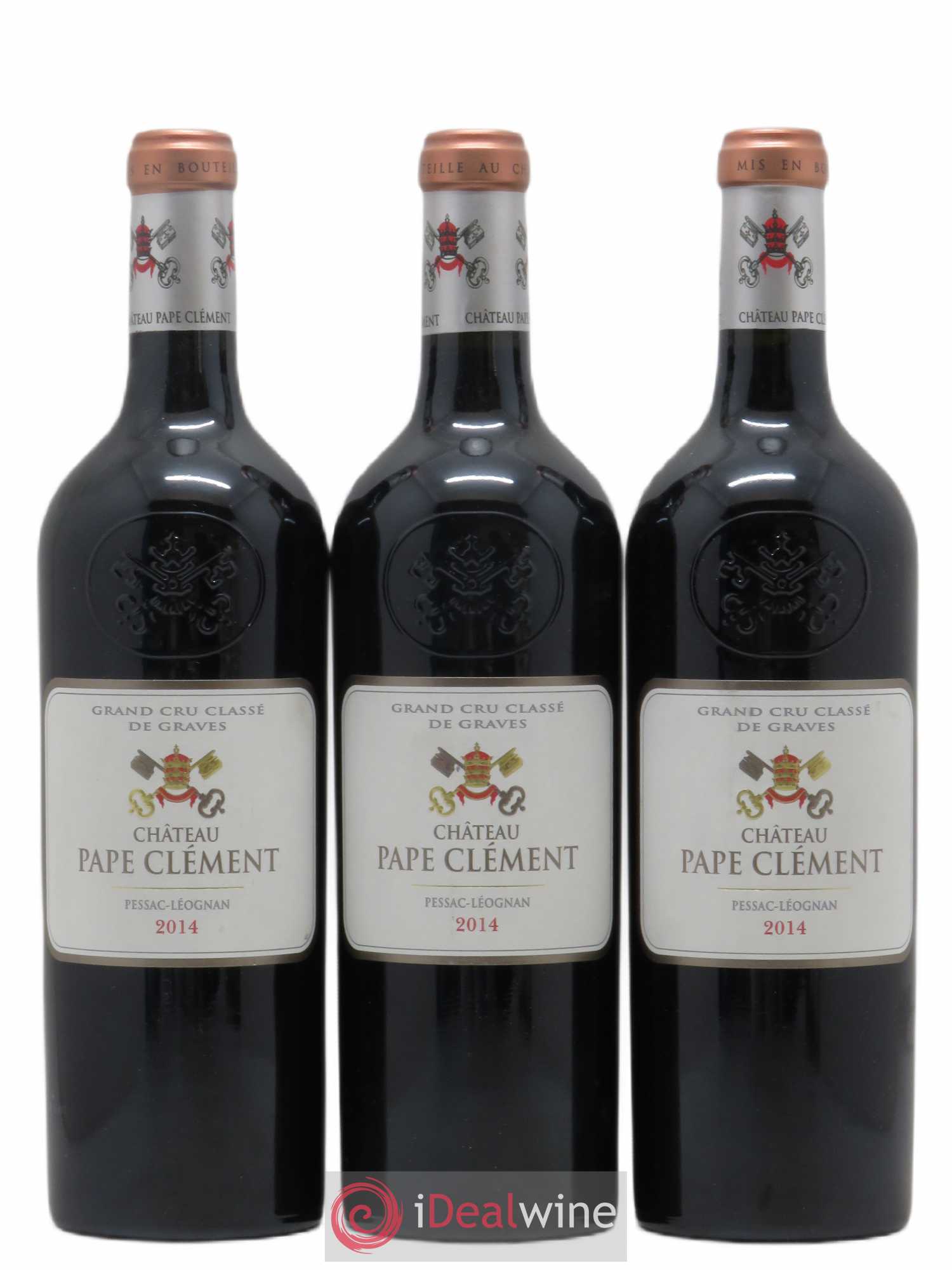 Château Pape Clément Cru Classé de Graves 2014 - Lot de 3 bouteilles - 0