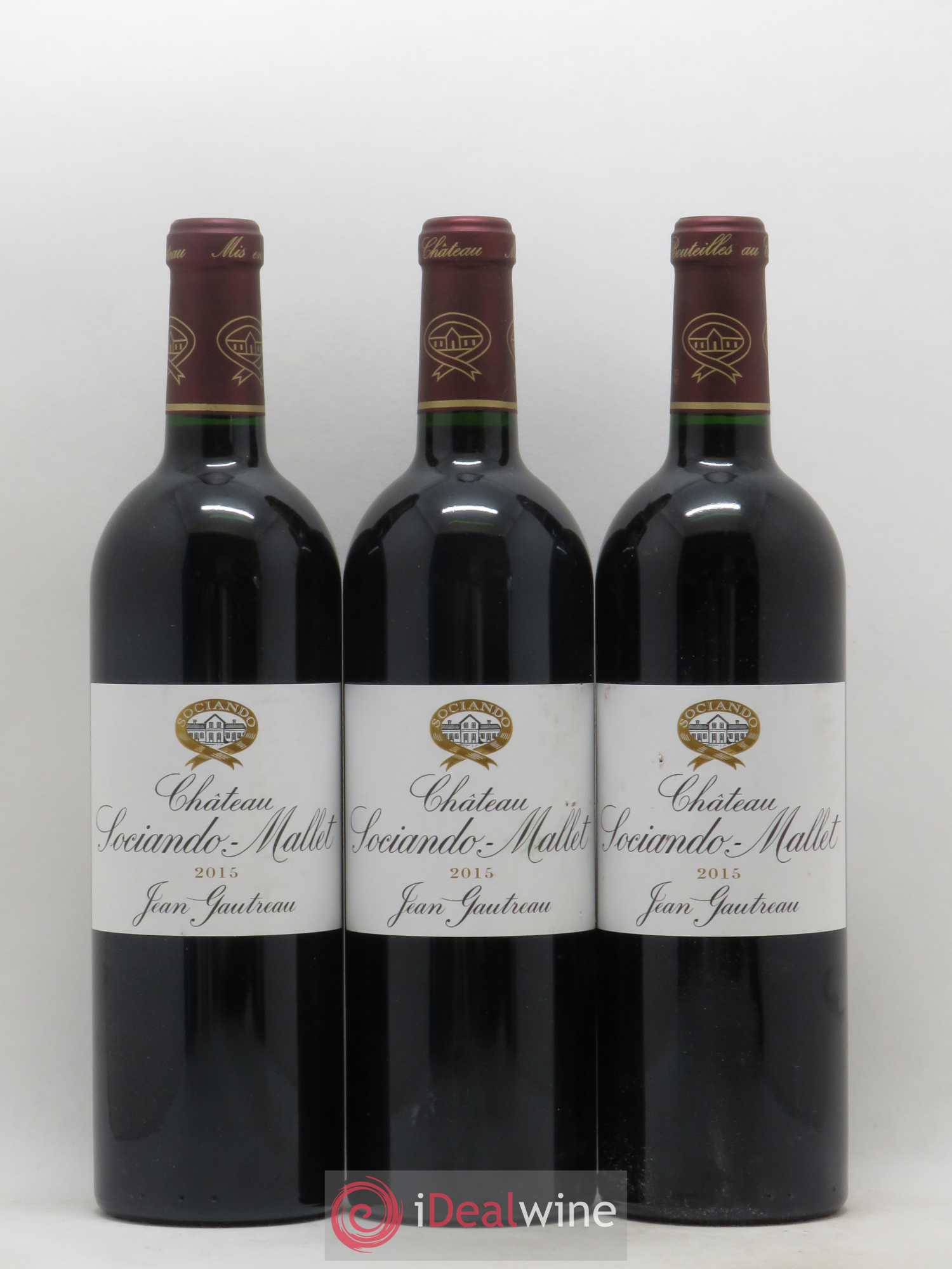 Château Sociando Mallet 2015 - Lot de 6 bouteilles - 1