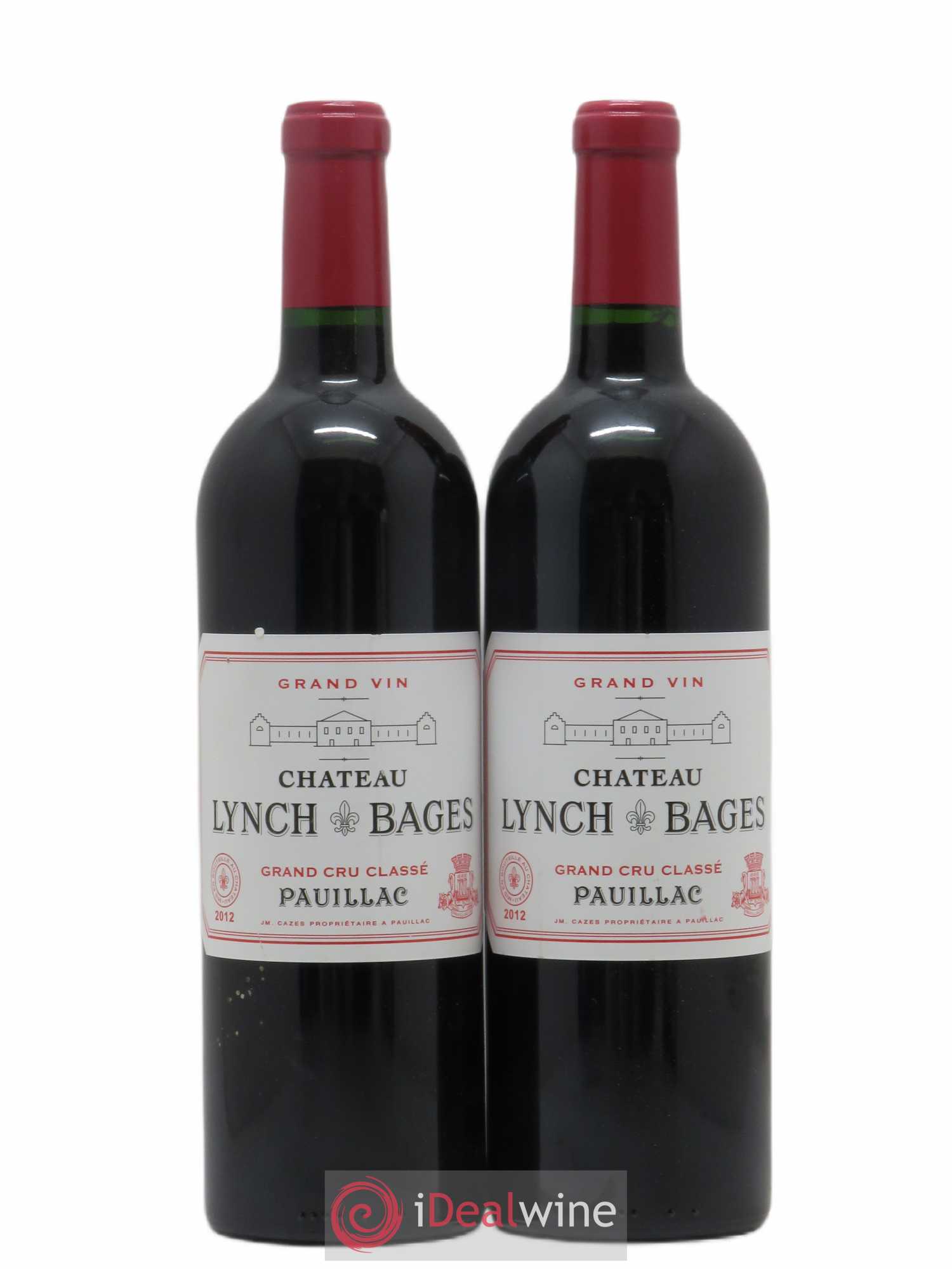 Château Lynch Bages 5ème Grand Cru Classé 2012 - Lot de 2 bouteilles - 0