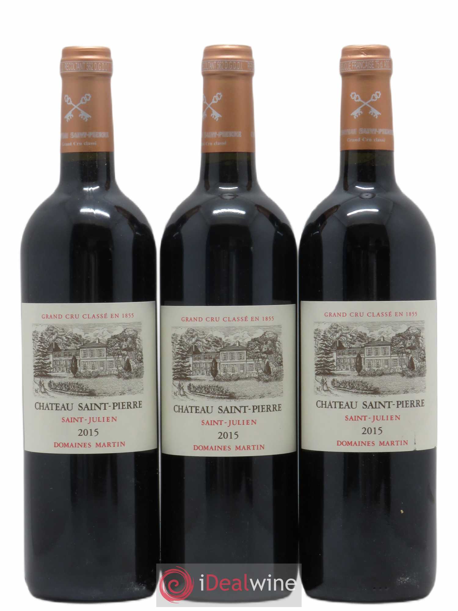 Château Saint-Pierre 2015 - Lot de 3 bouteilles - 0