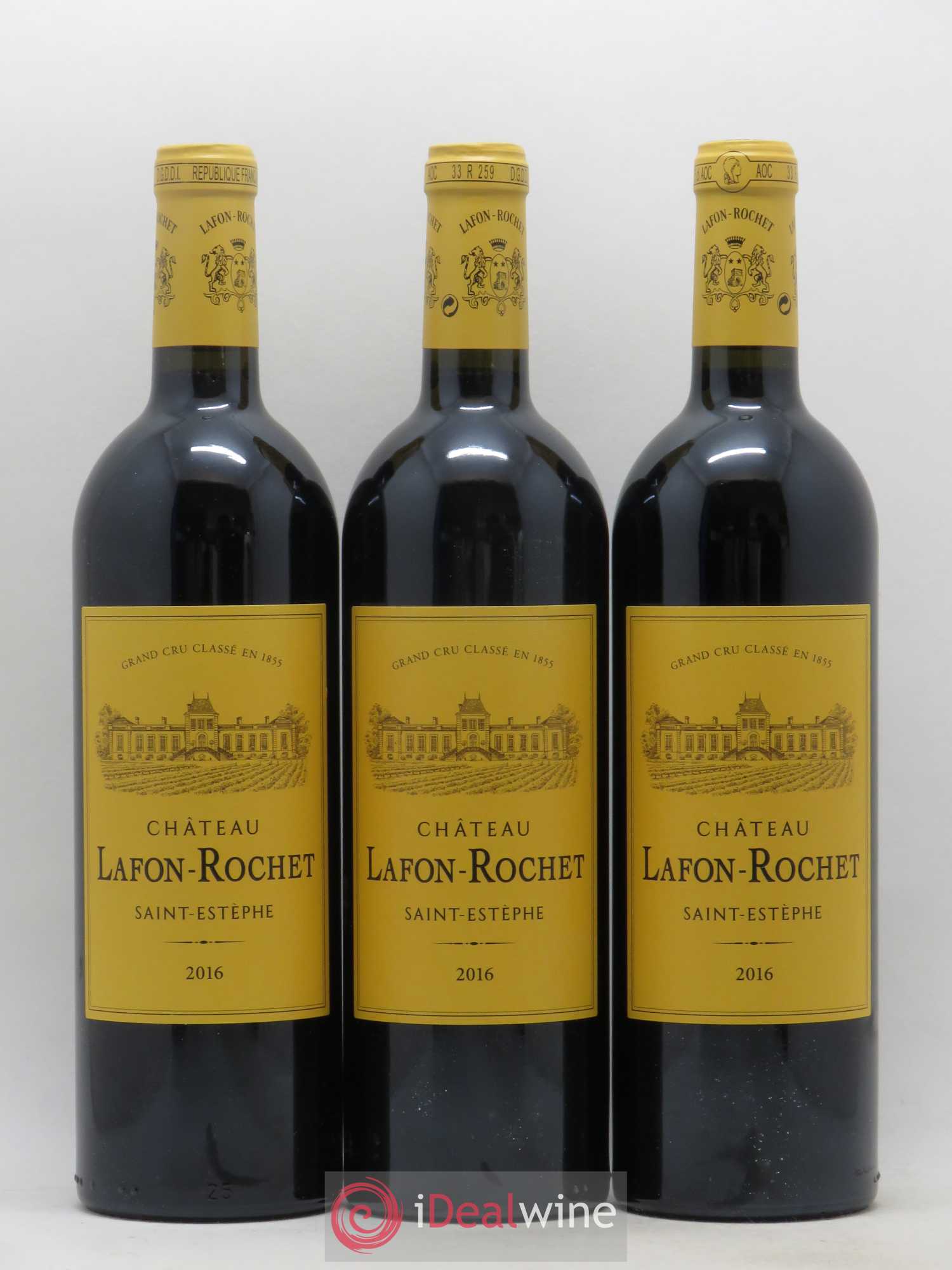 Château Lafon Rochet 4ème Grand Cru Classé 2016 - Lot de 6 bouteilles - 1