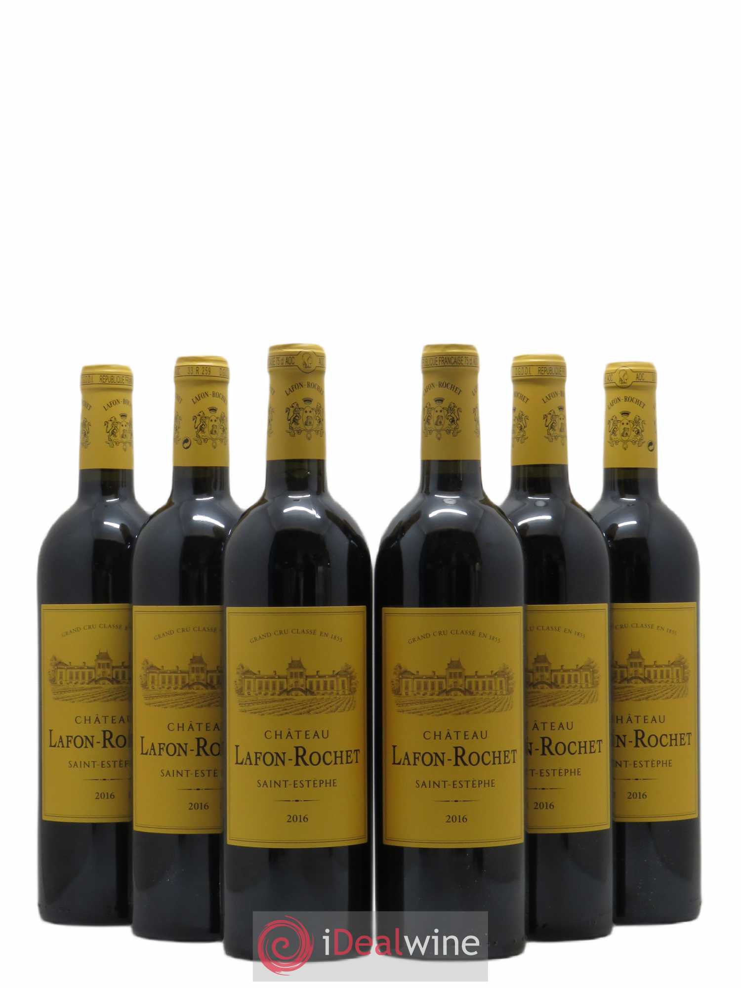 Château Lafon Rochet 4ème Grand Cru Classé 2016 - Lot de 6 bouteilles - 0