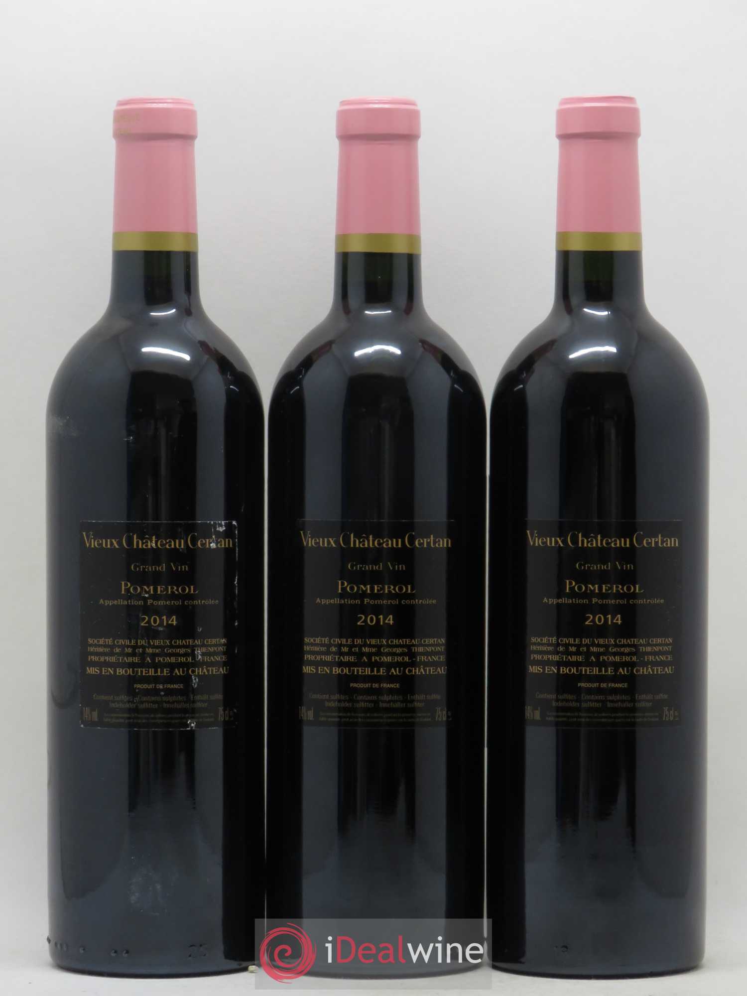 Vieux Château Certan 2014 - Lot de 3 bouteilles - 1