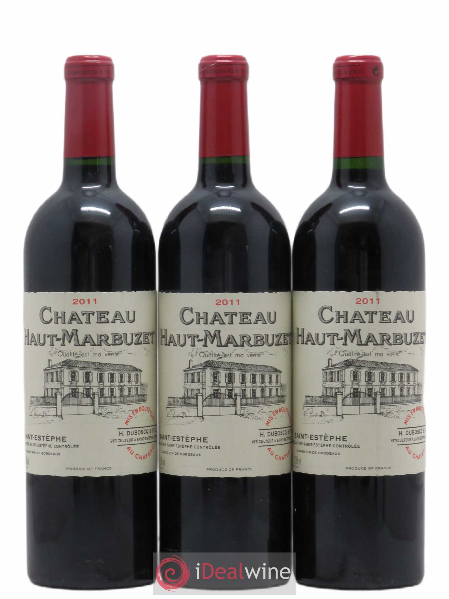 Château Haut Marbuzet 2011 - Lot de 3 bouteilles - 0